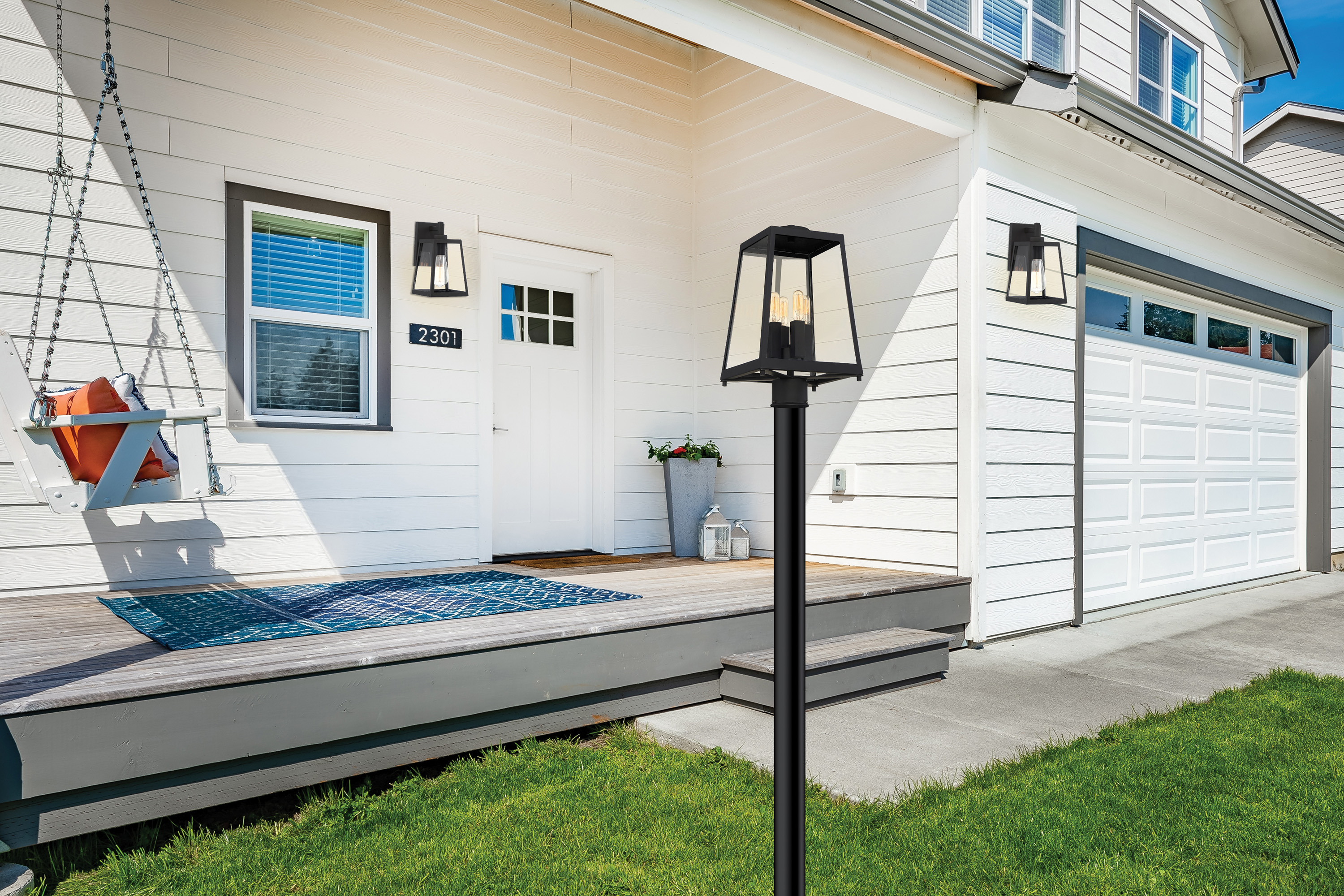 HALIFAX 4 LIGHT POST LANTERN - 60-6585