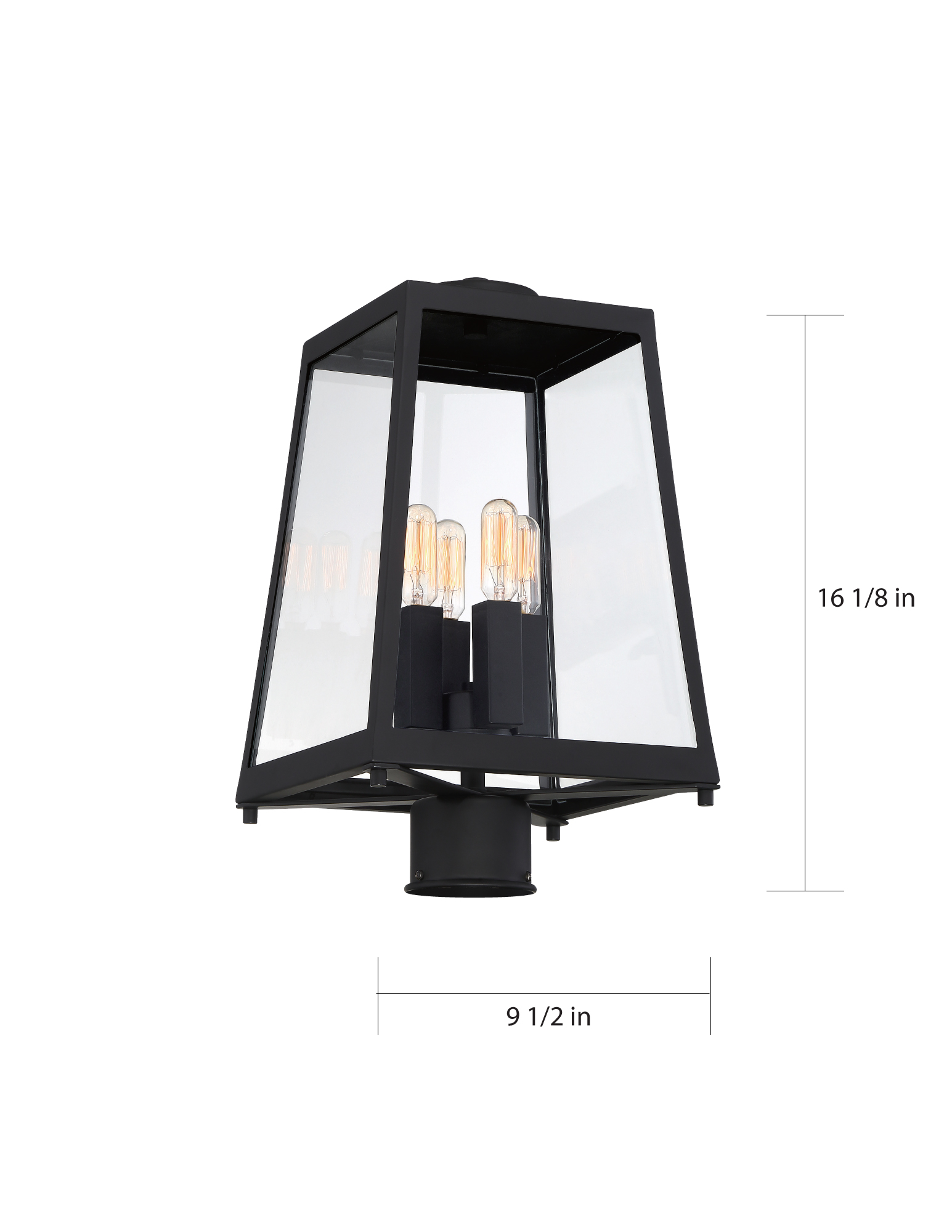 HALIFAX 4 LIGHT POST LANTERN - 60-6585