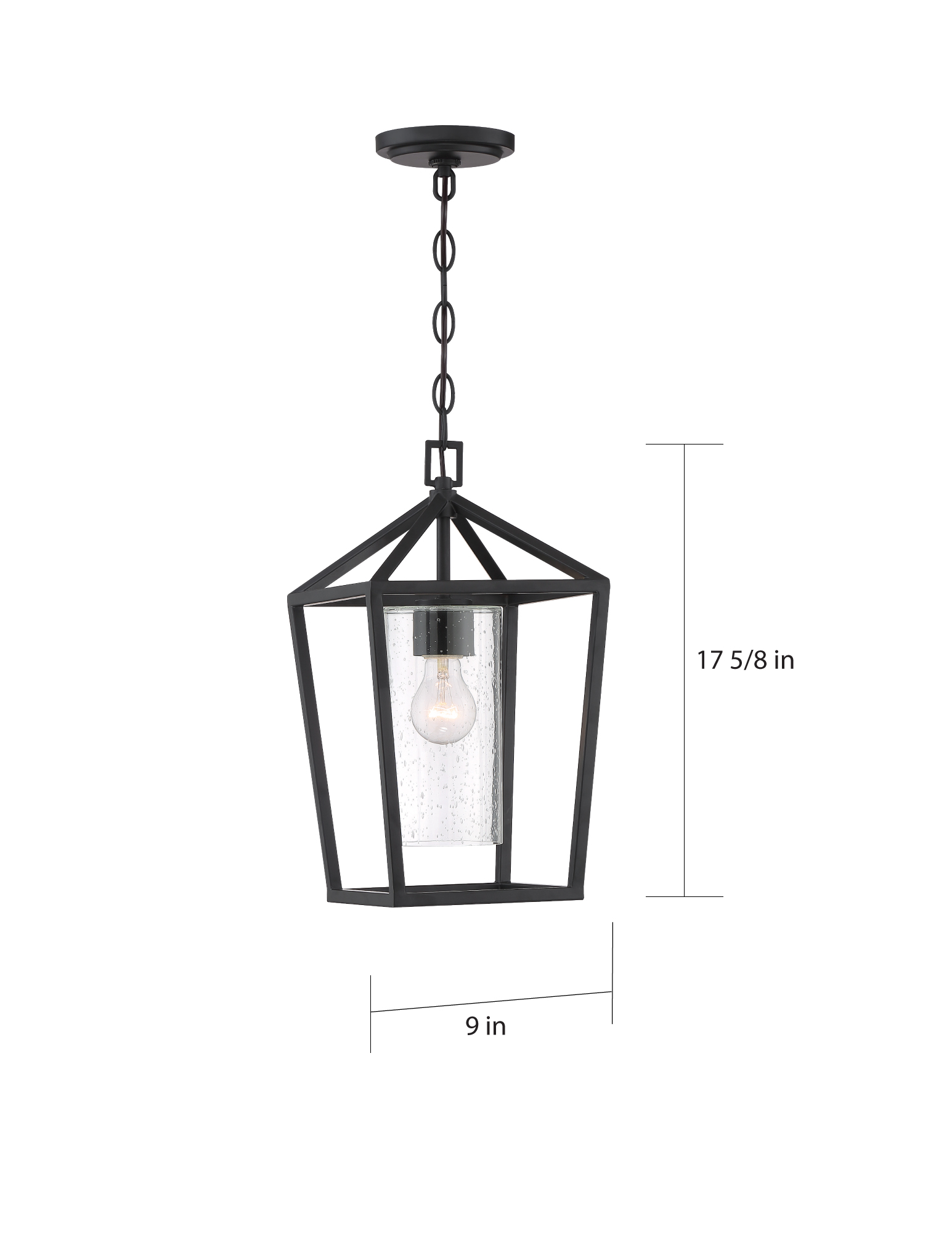 HOPEWELL 1 LT HANGING LANTERN - 60-6594