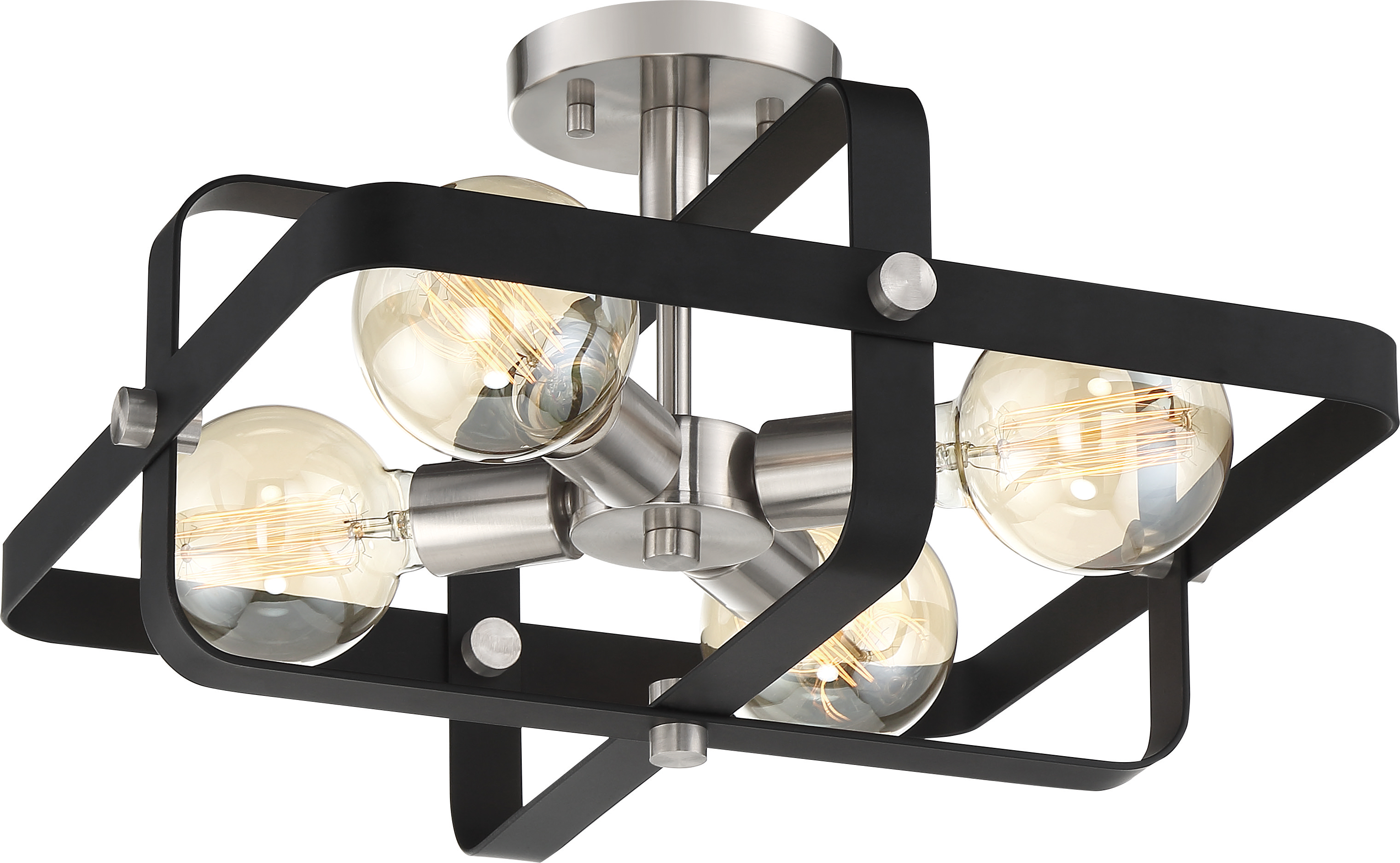 PRANA 4 LIGHT FLUSH MOUNT - 60-6624