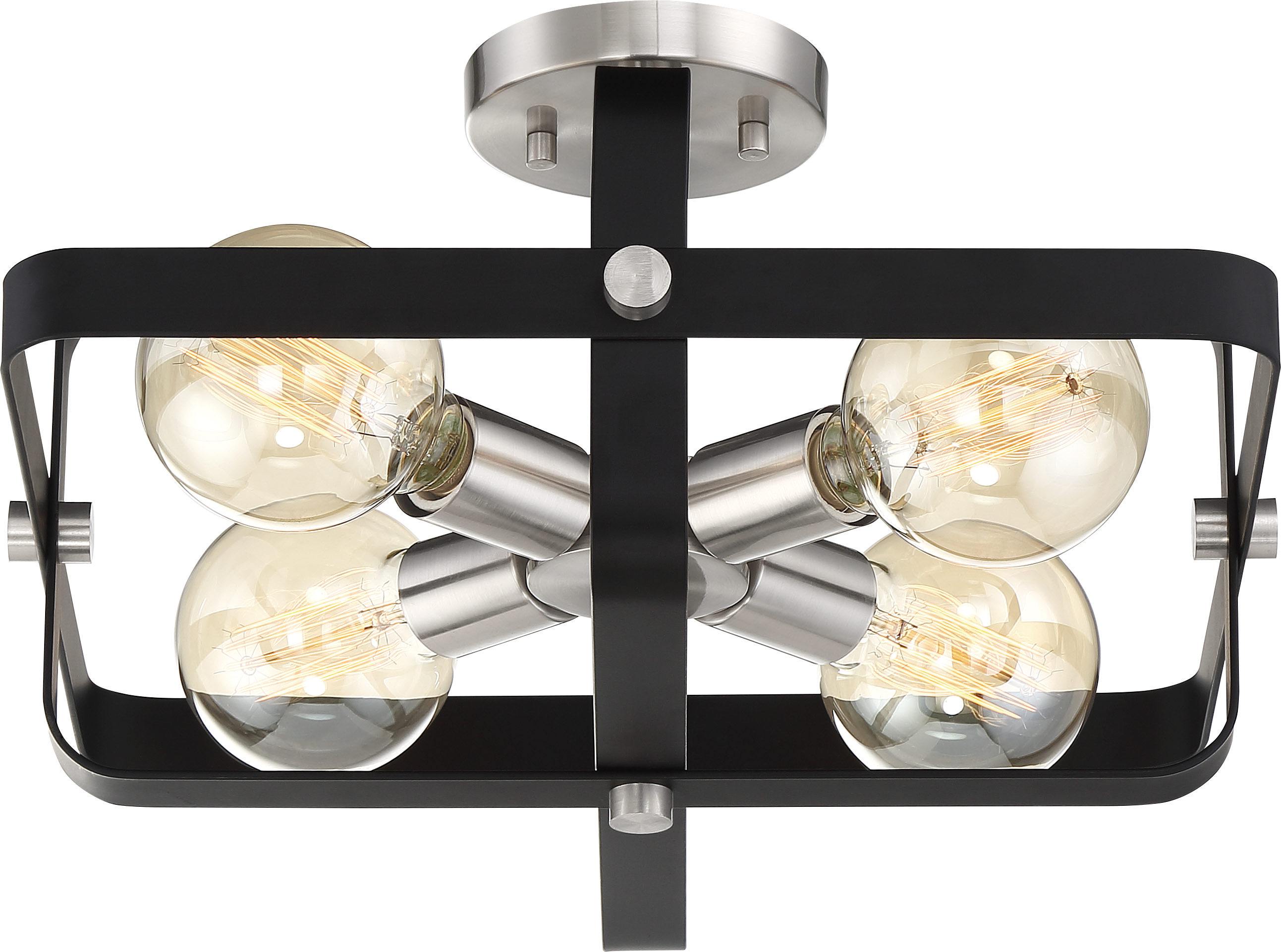 PRANA 4 LIGHT FLUSH MOUNT - 60-6624