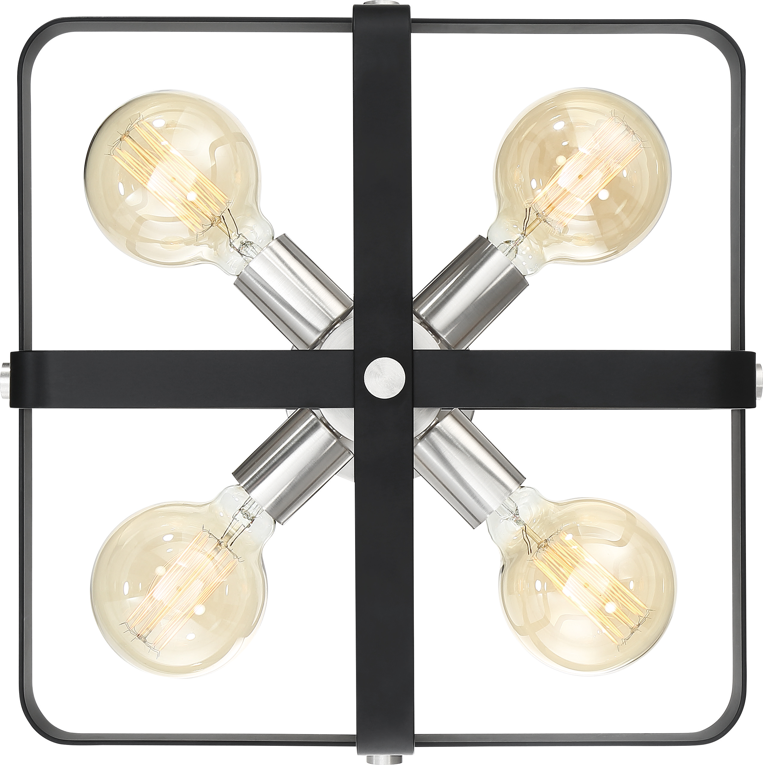 PRANA 4 LIGHT FLUSH MOUNT - 60-6624