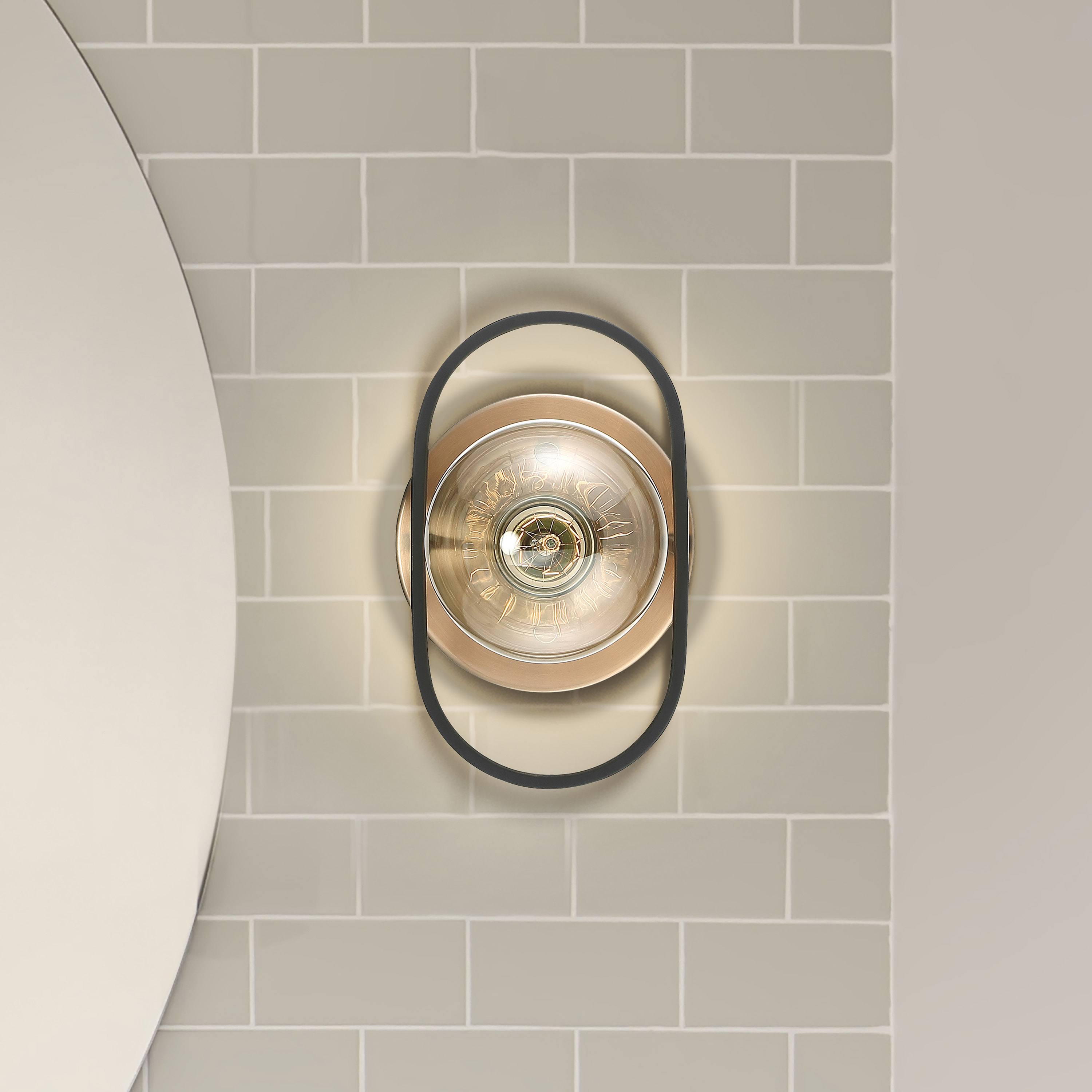 CHASSIS 1 LIGHT WALL SCONCE - 60-6651