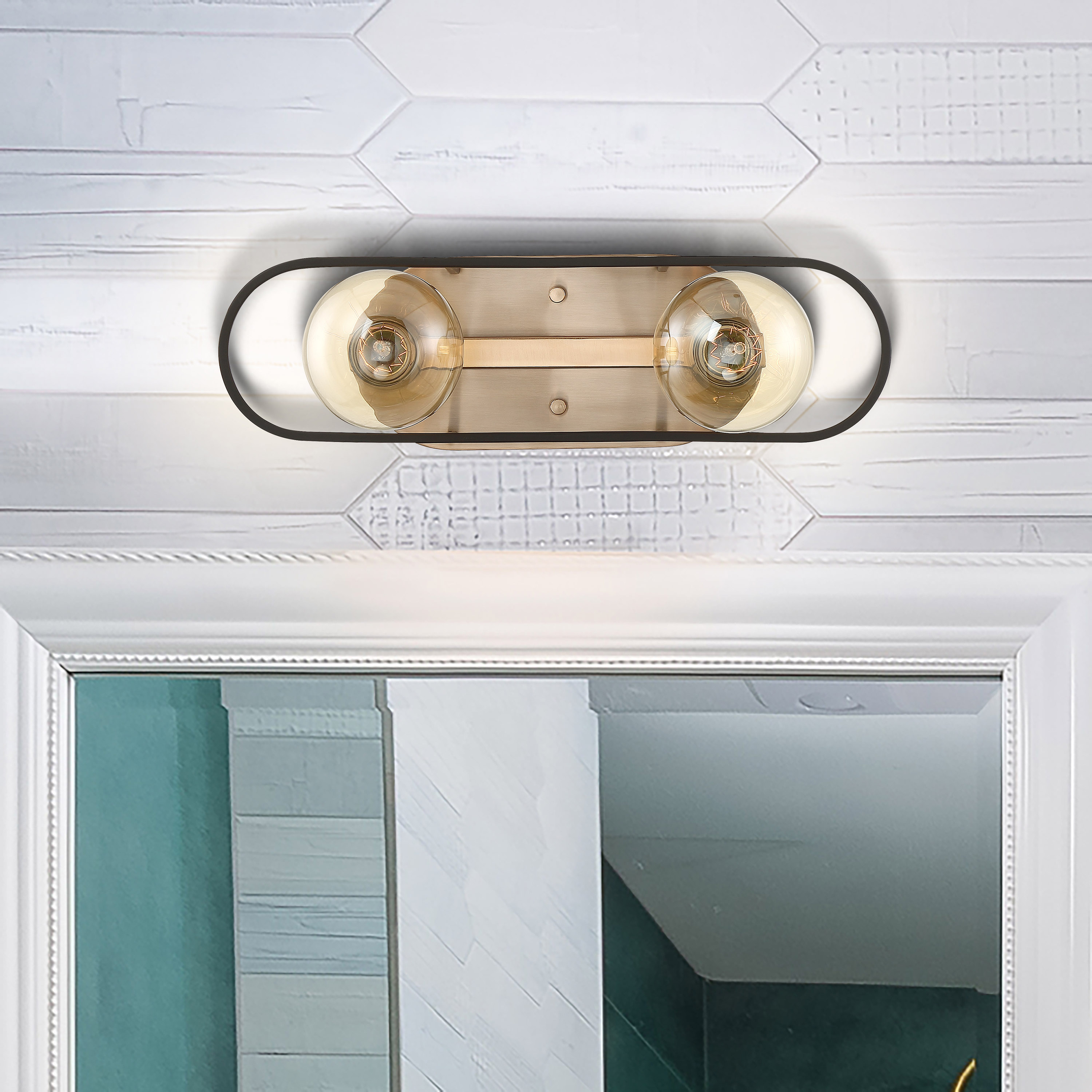 CHASSIS 2 LIGHT VANITY - 60-6652