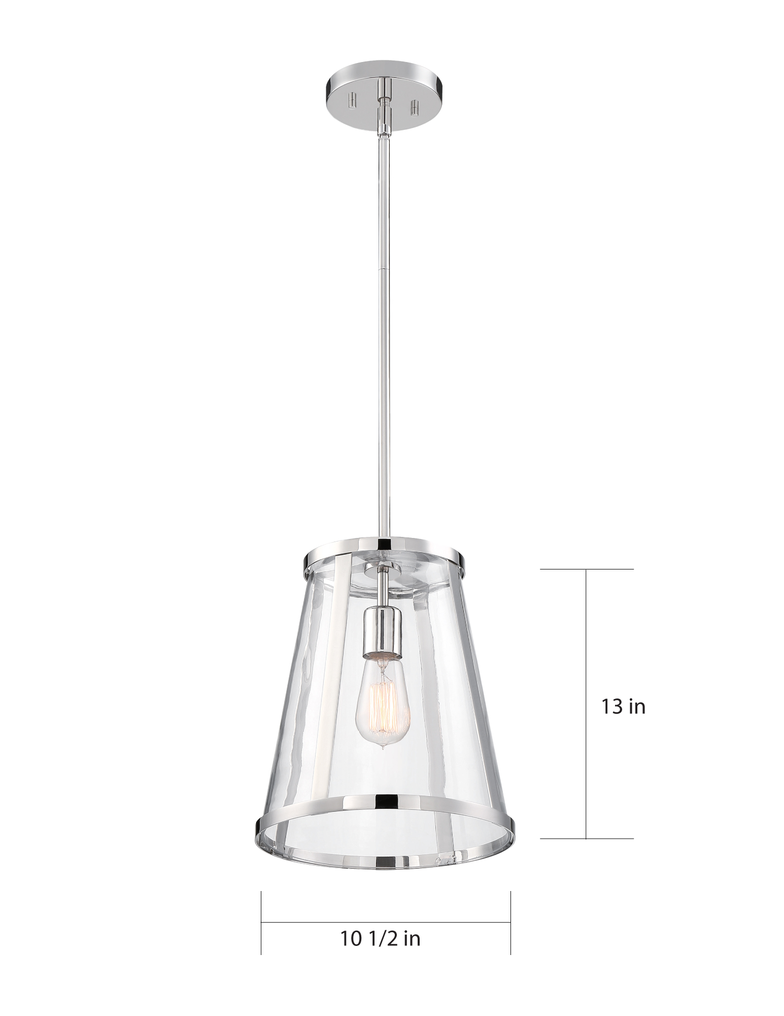 BRUGE 1 LIGHT PENDANT - 60-6698