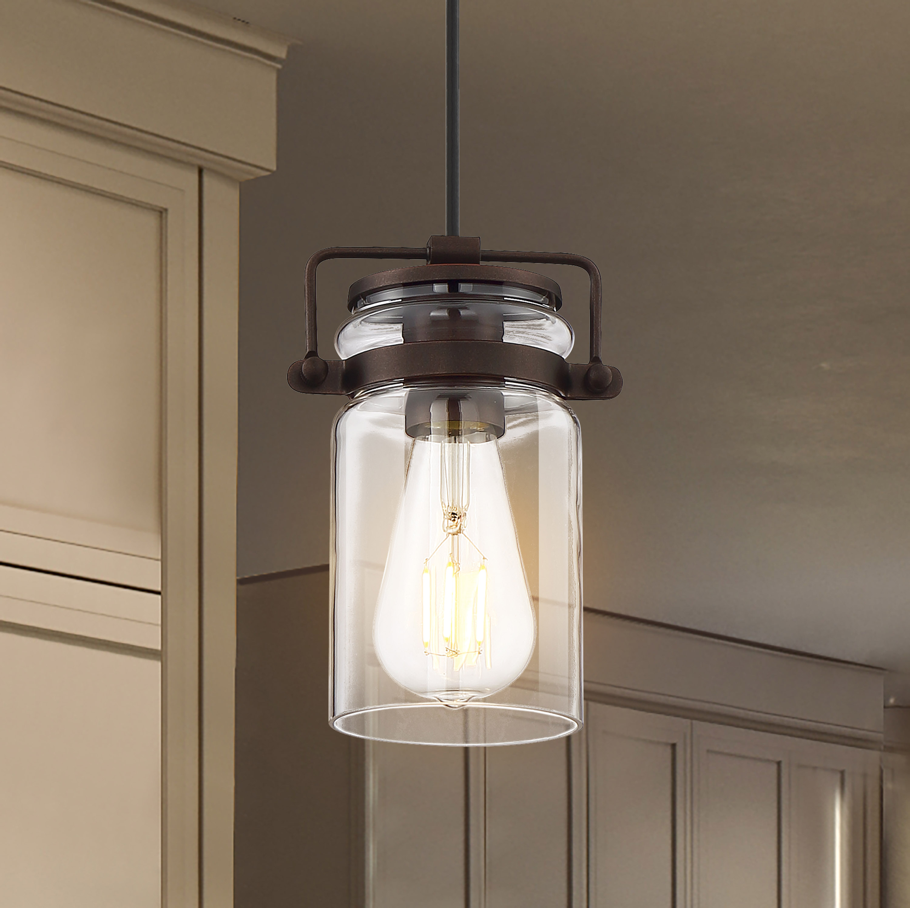 ANTEBELLUM 1 LT MINI PENDANT - 60-6731