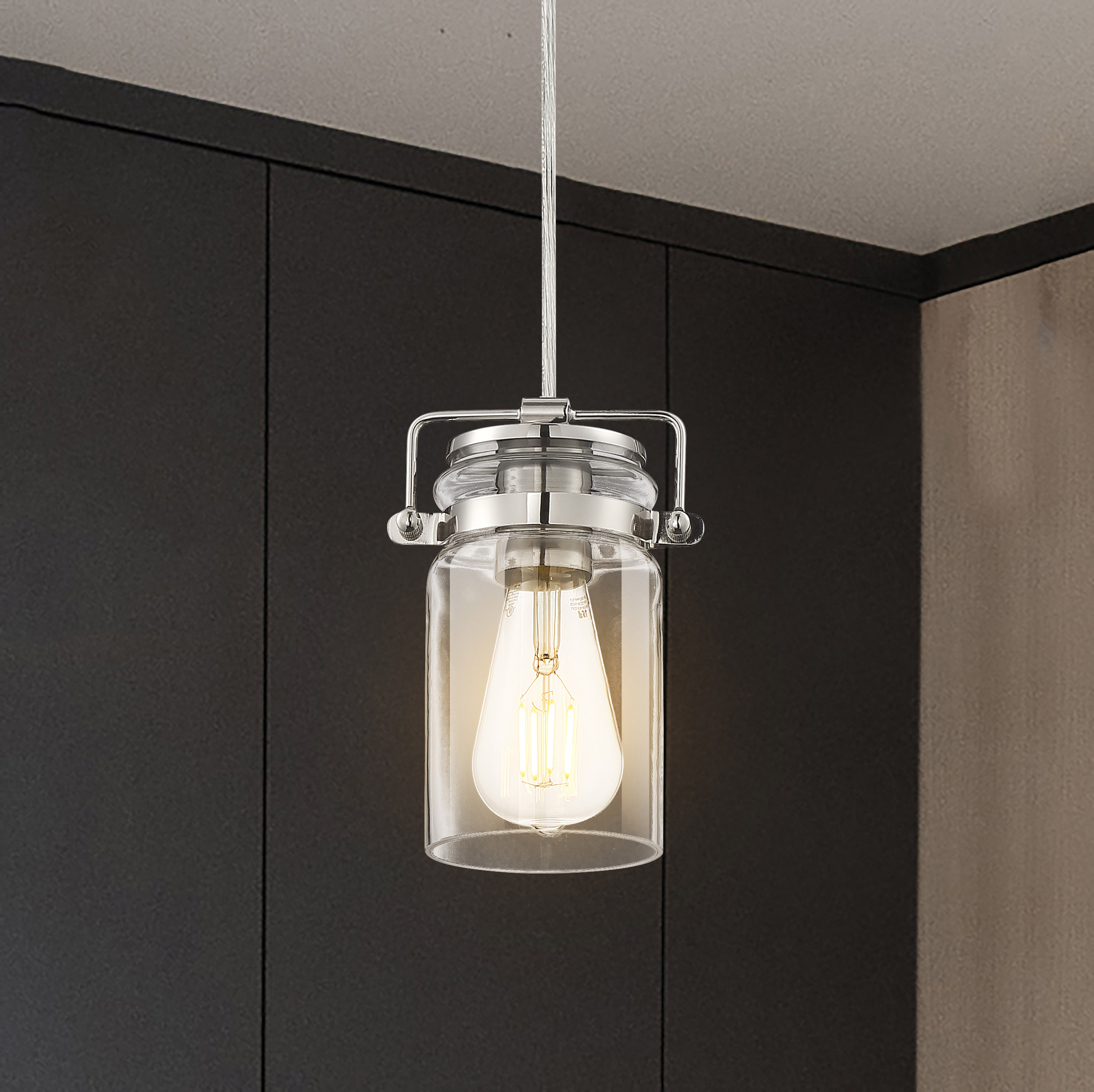 ANTEBELLUM 1 LT MINI PENDANT - 60-6734