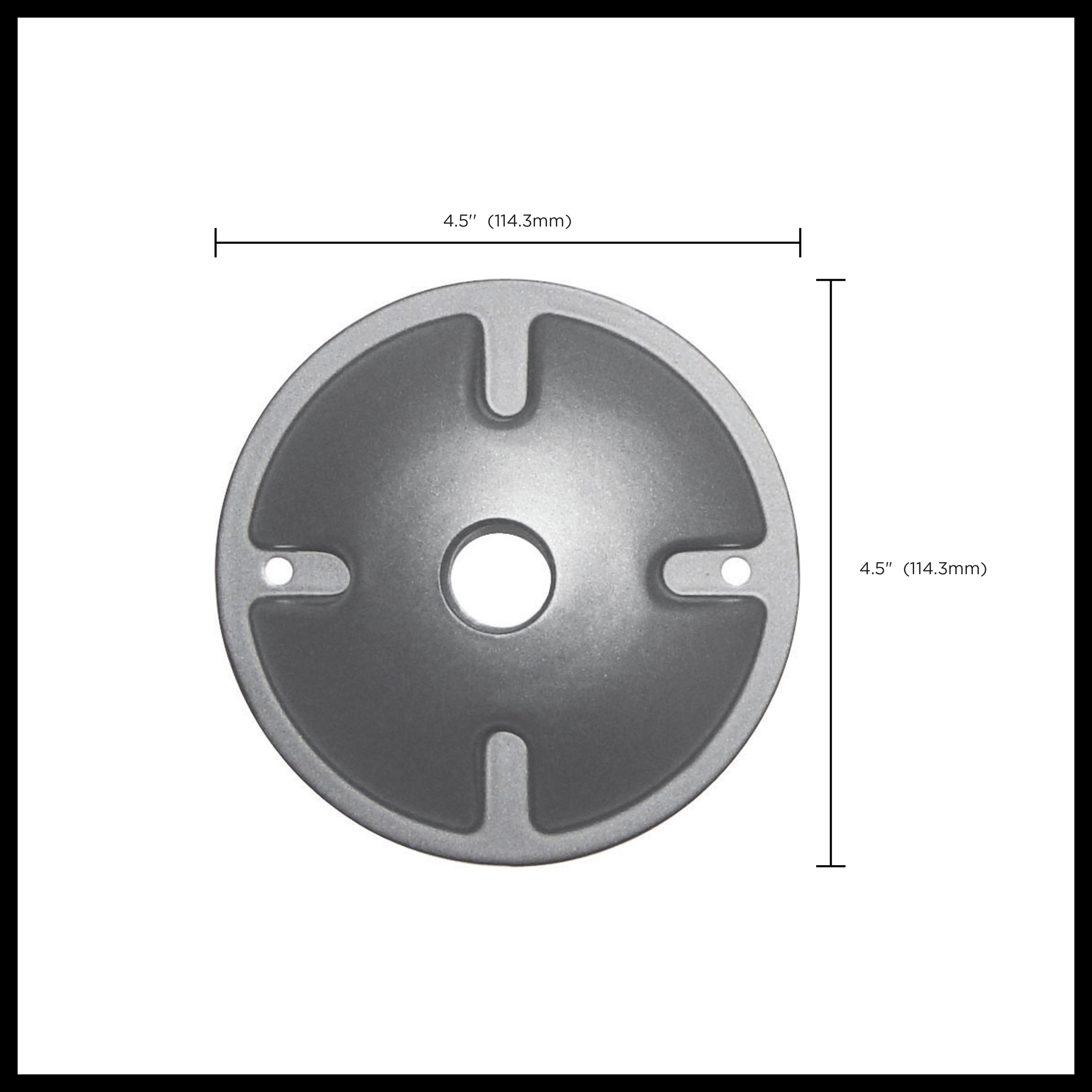 1 LT DIE CAST MOUNTING PLATE - 60-673