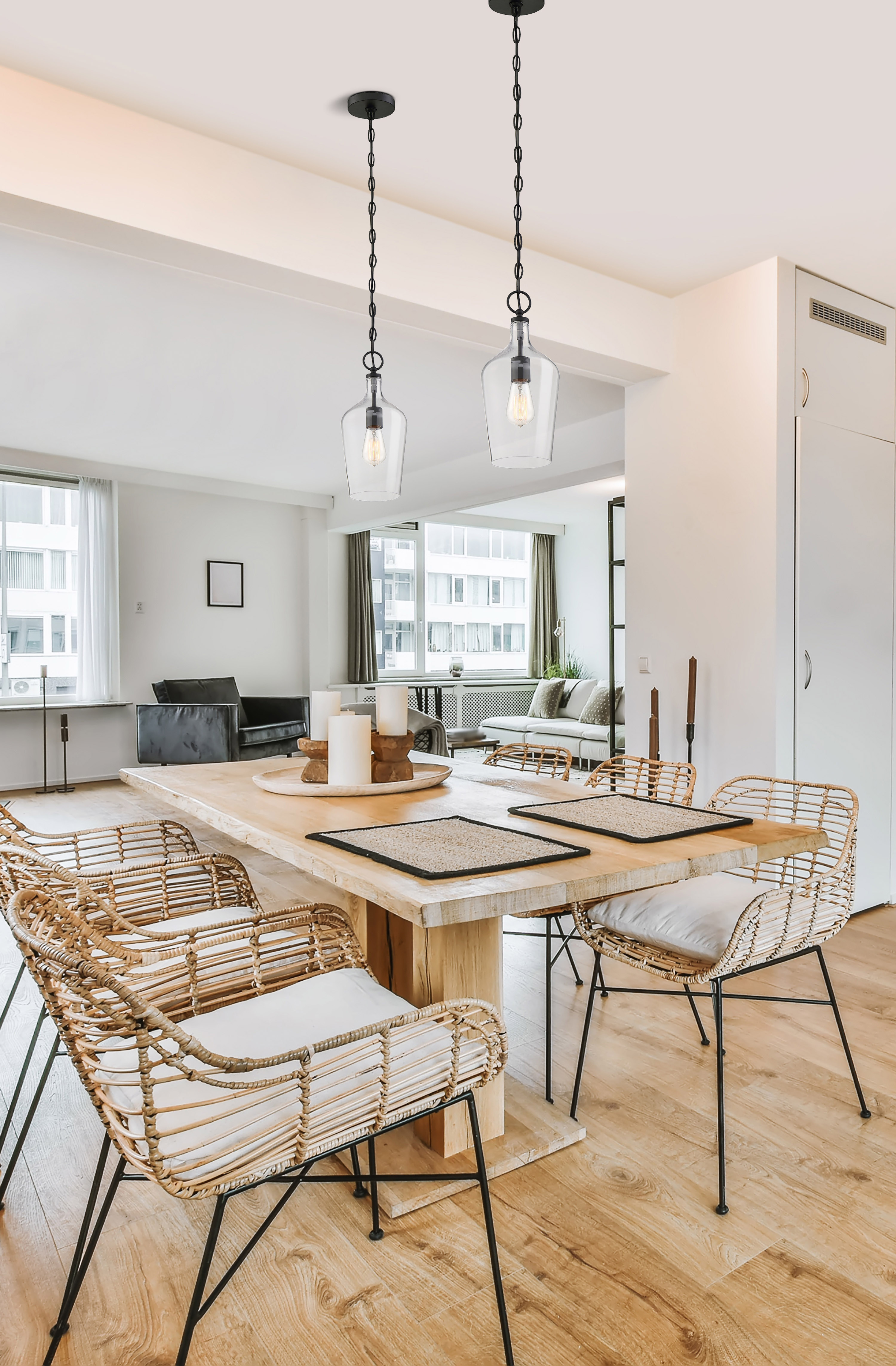 HARTLEY 1 LIGHT PENDANT - 60-6749