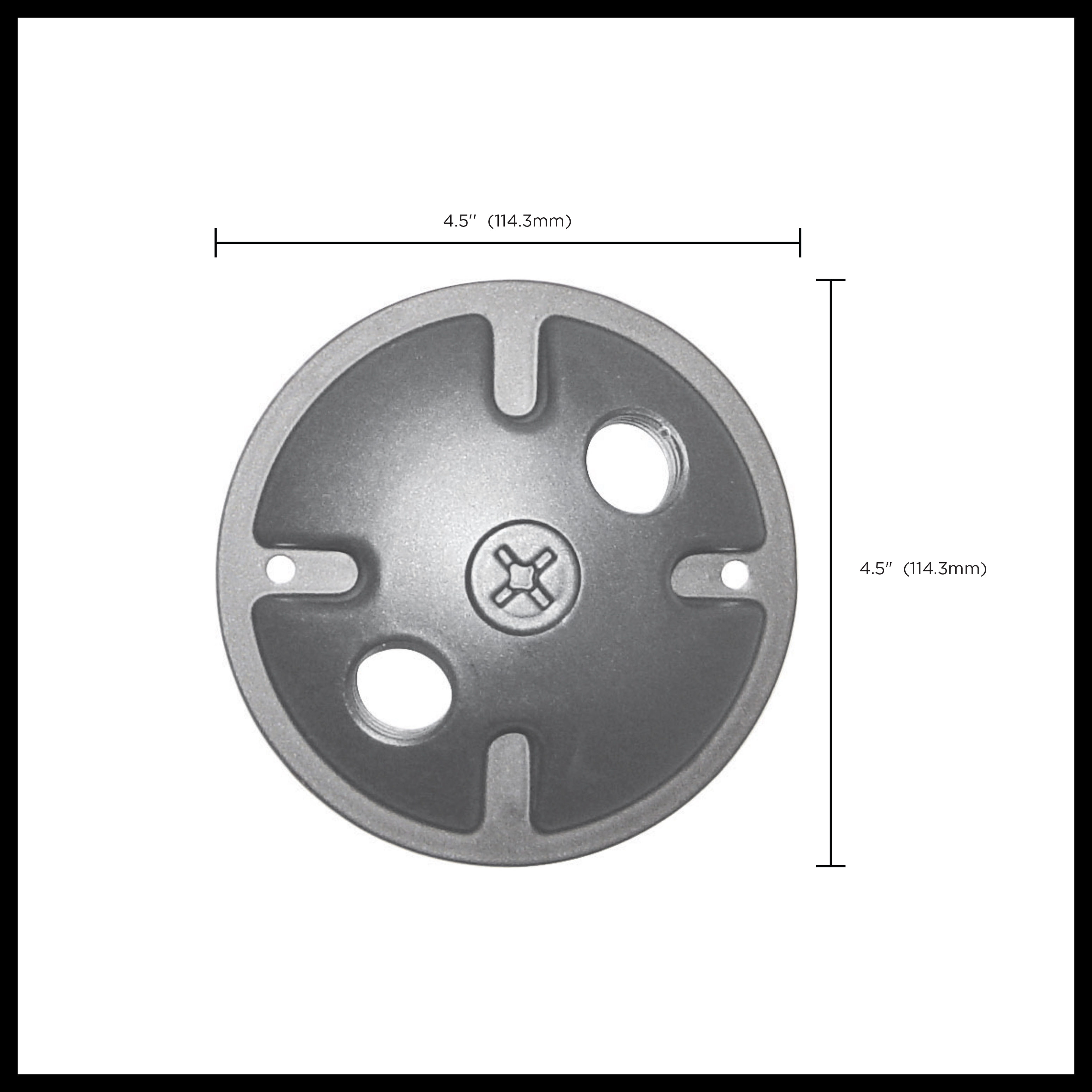 2 LT DIE CAST MOUNTING PLATE - 60-674