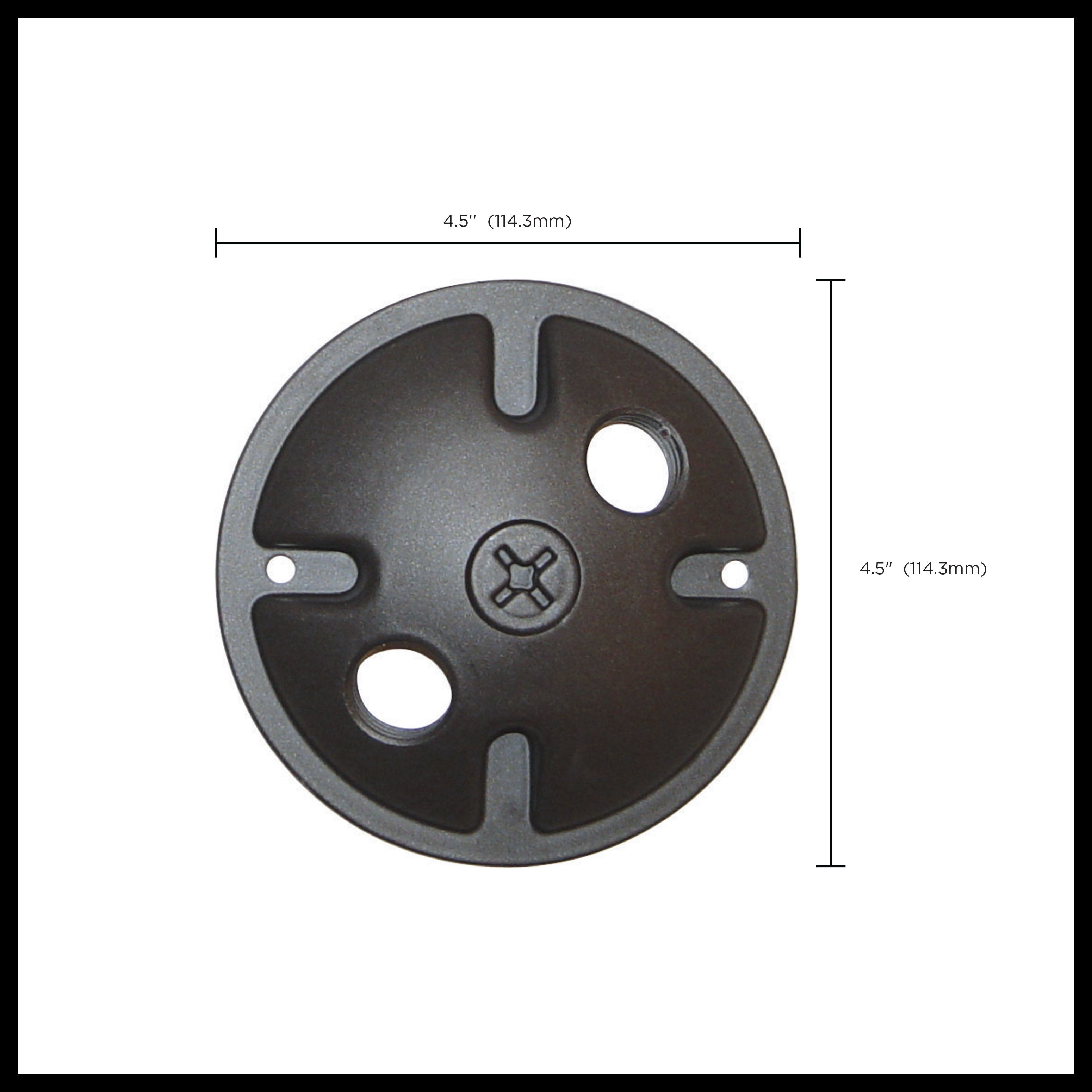2 LT DIE CAST MOUNTING PLATE - 60-676
