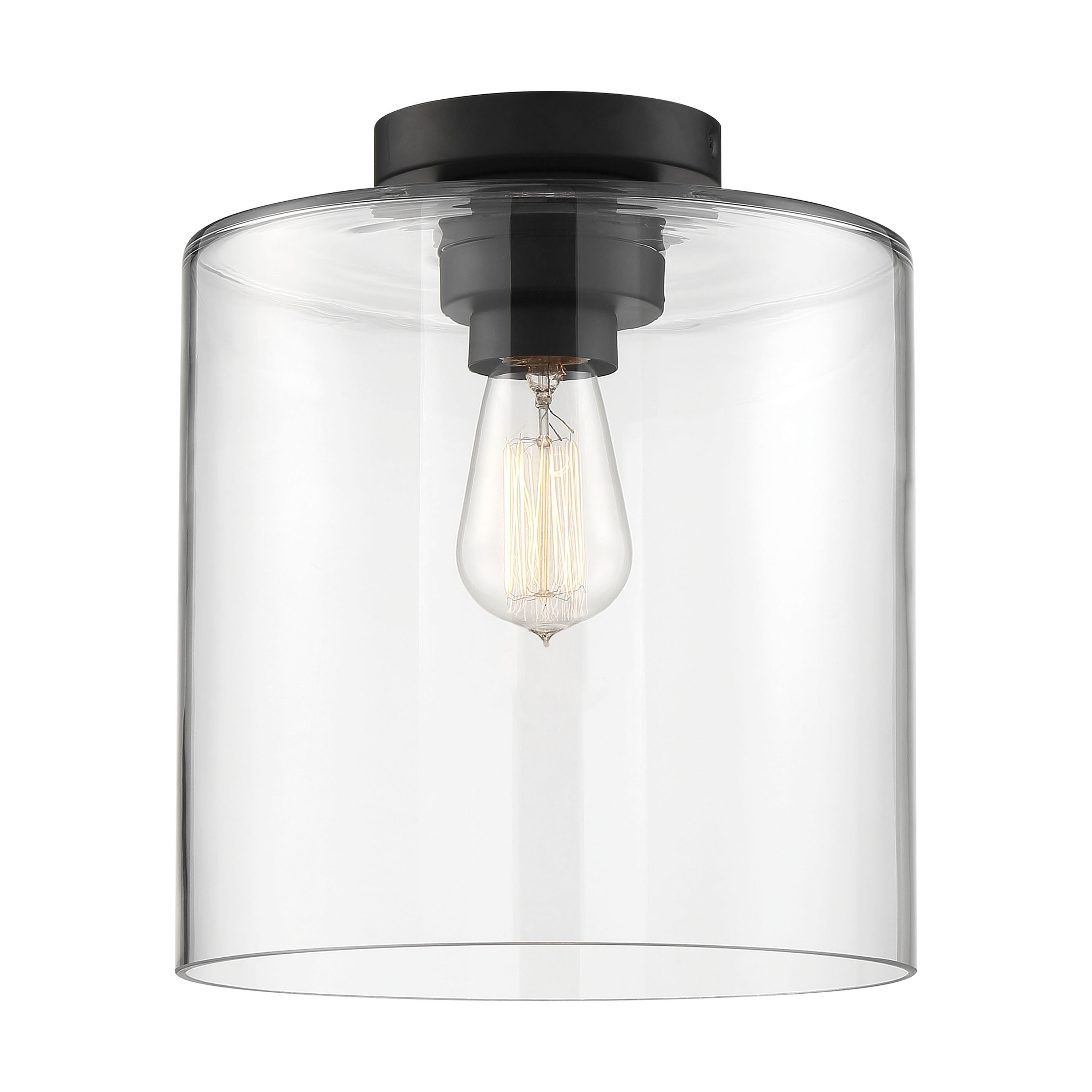 CHANTECLEER 1 LIGHT SEMI FLUSH - 60-6779