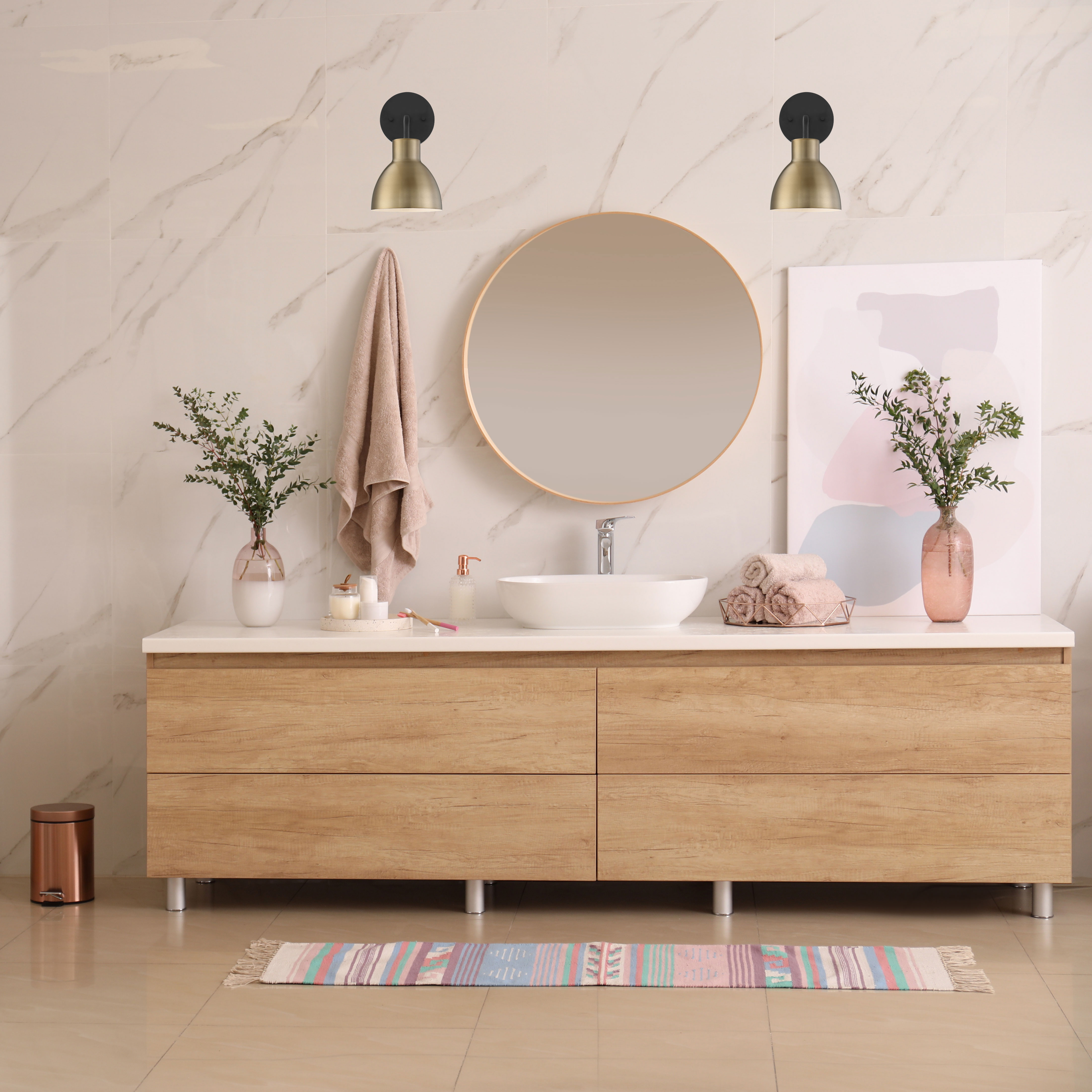 SLOAN 1 LIGHT VANITY - 60-6791