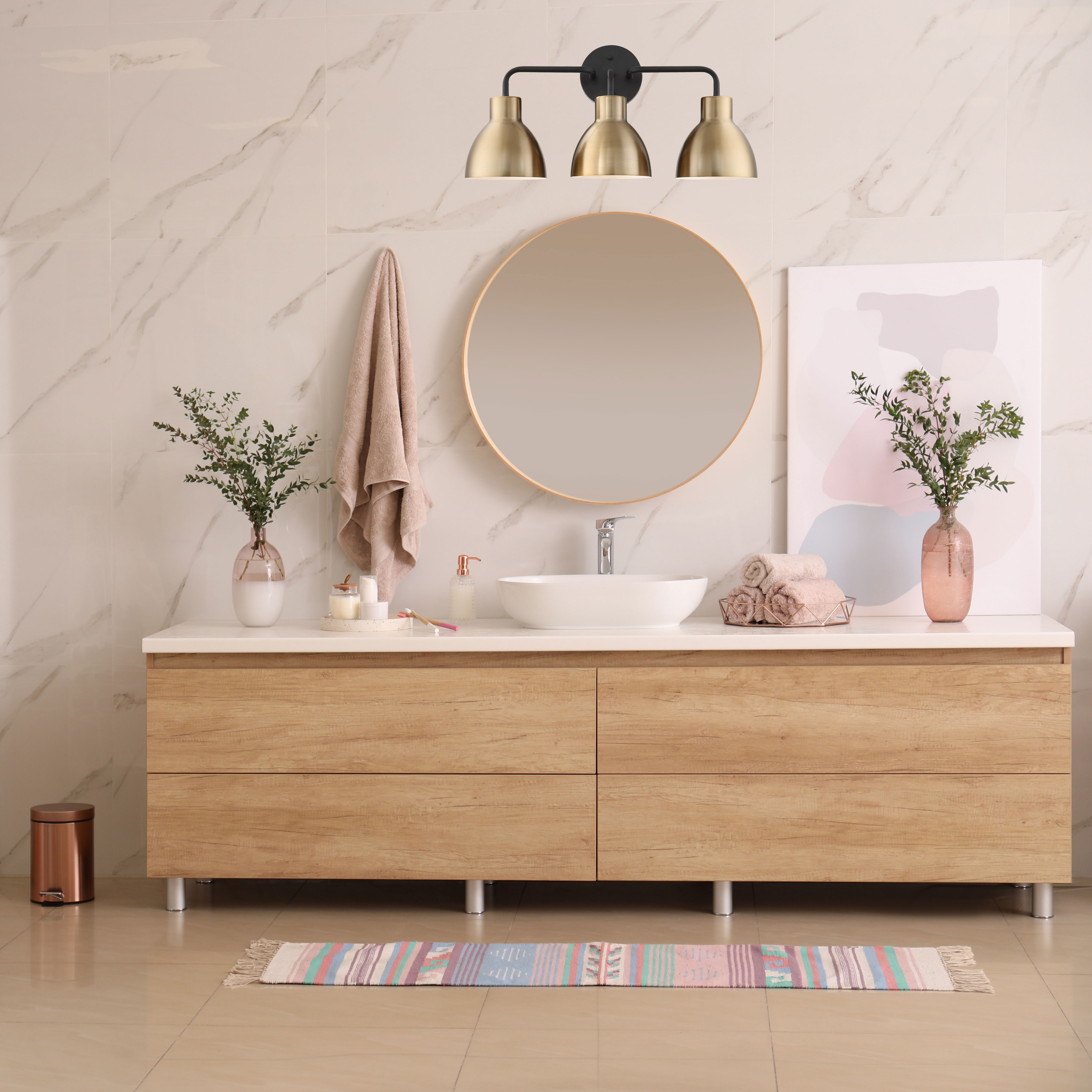 SLOAN 3 LIGHT VANITY - 60-6793