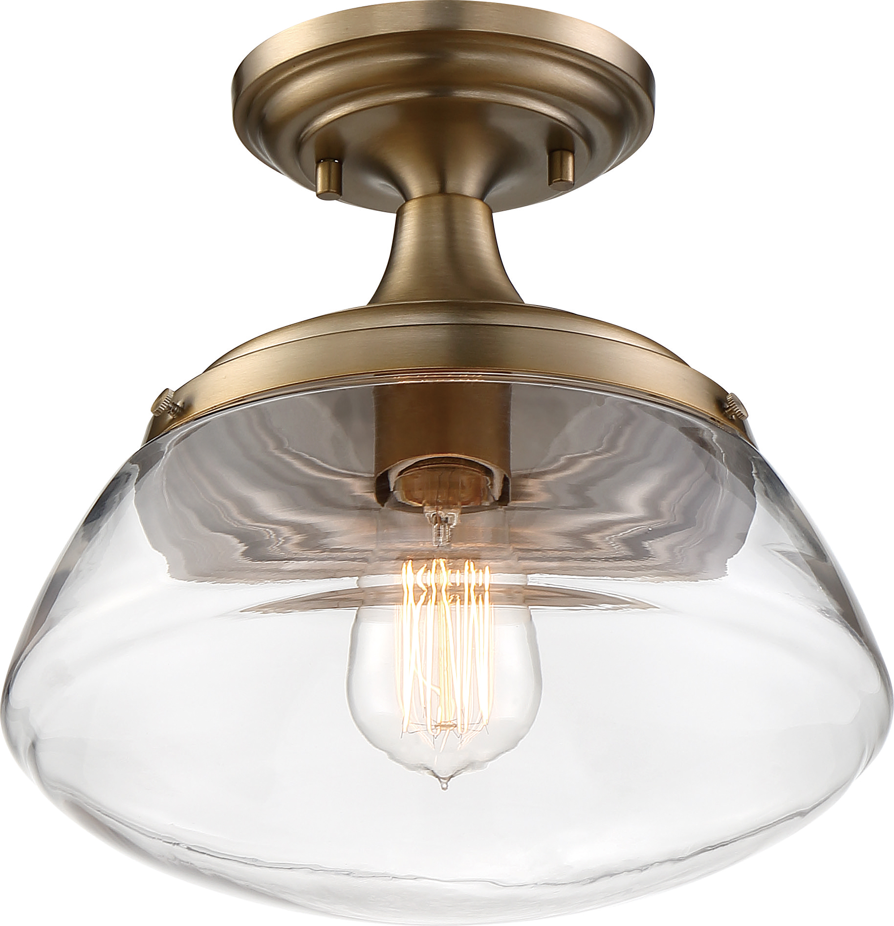 KEW 1 LIGHT SEMI FLUSH - 60-6797