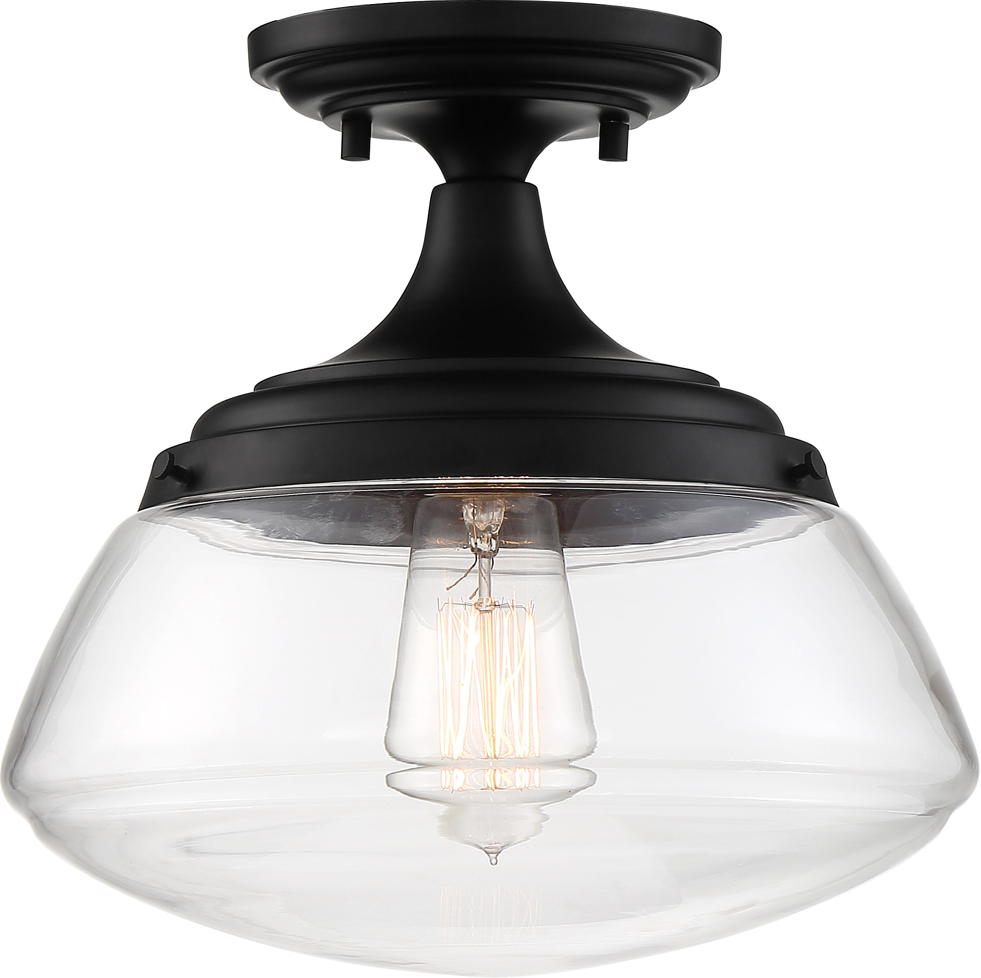 KEW 1 LIGHT SEMI FLUSH - 60-6799