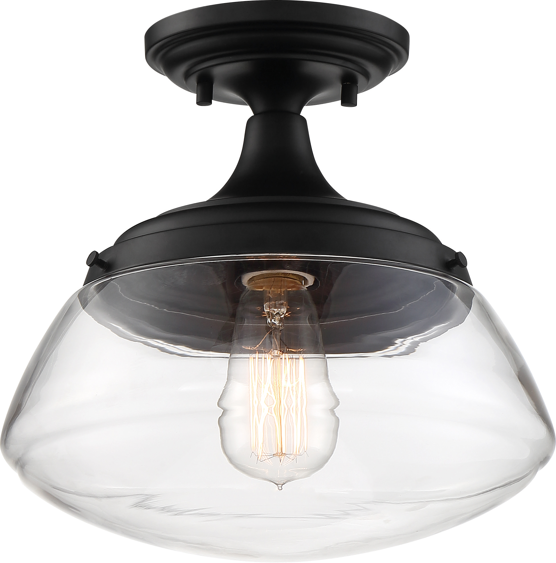 KEW 1 LIGHT SEMI FLUSH - 60-6799