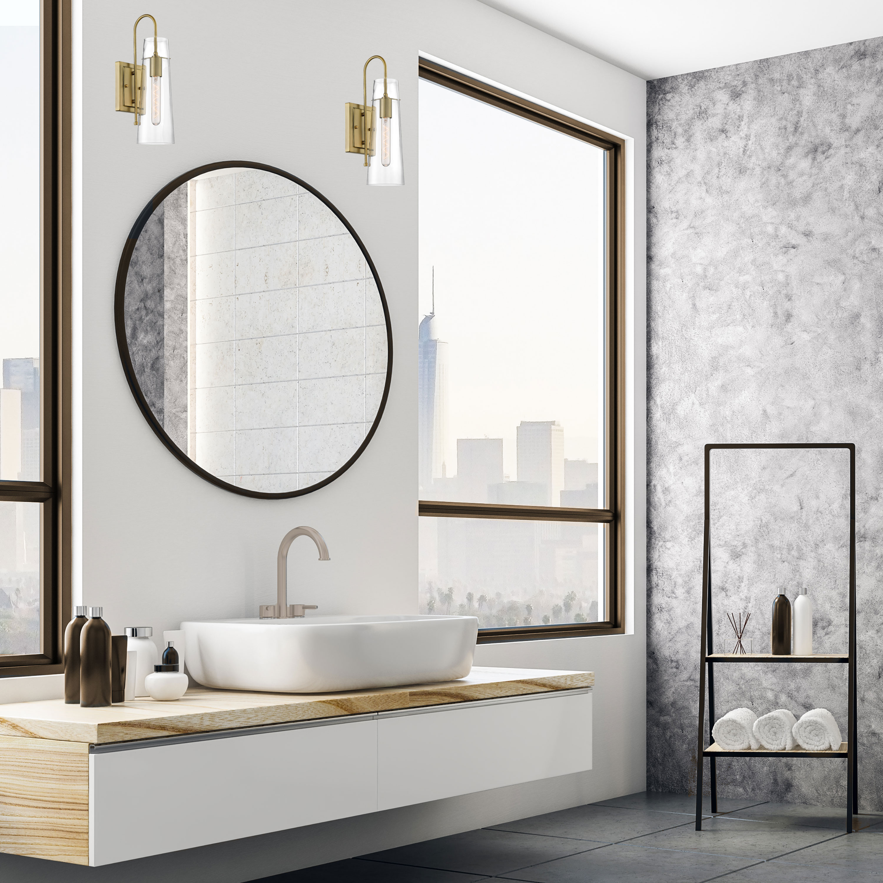 ALONDRA 1 LIGHT WALL SCONCE - 60-6859