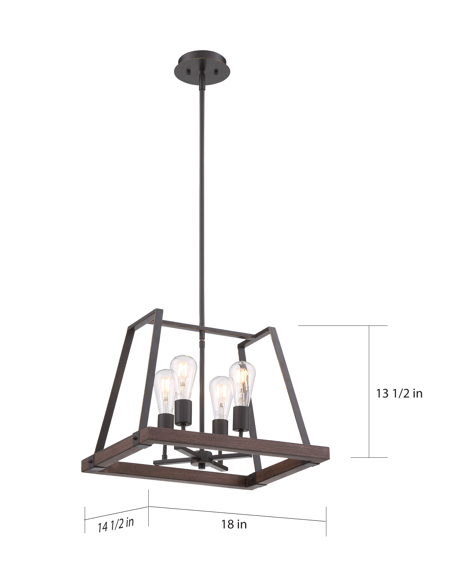 OUTRIGER 4 LIGHT PENDANT - 60-6893