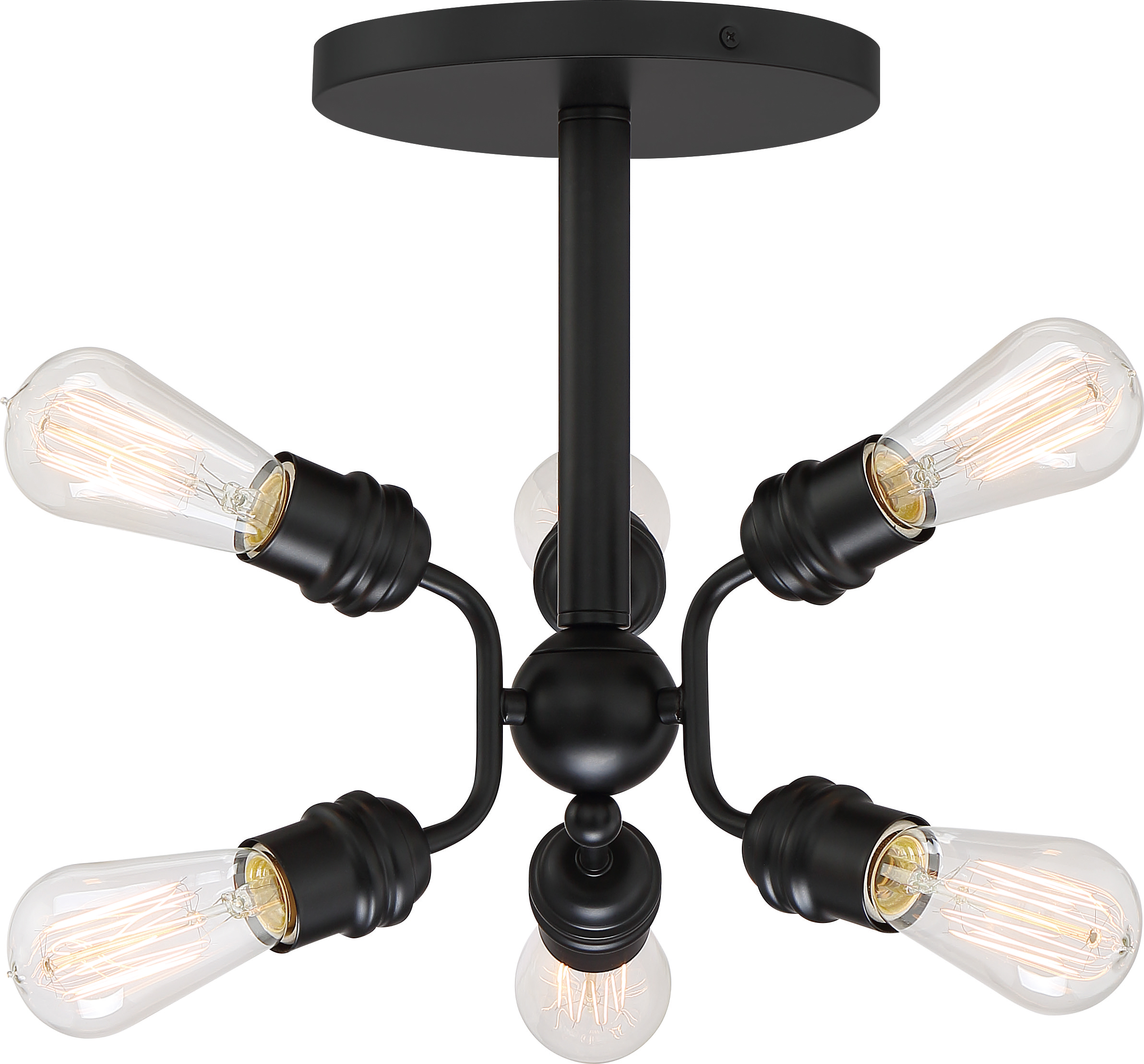 FARADAY 6 LIGHT SEMI FLUSH - 60-6916