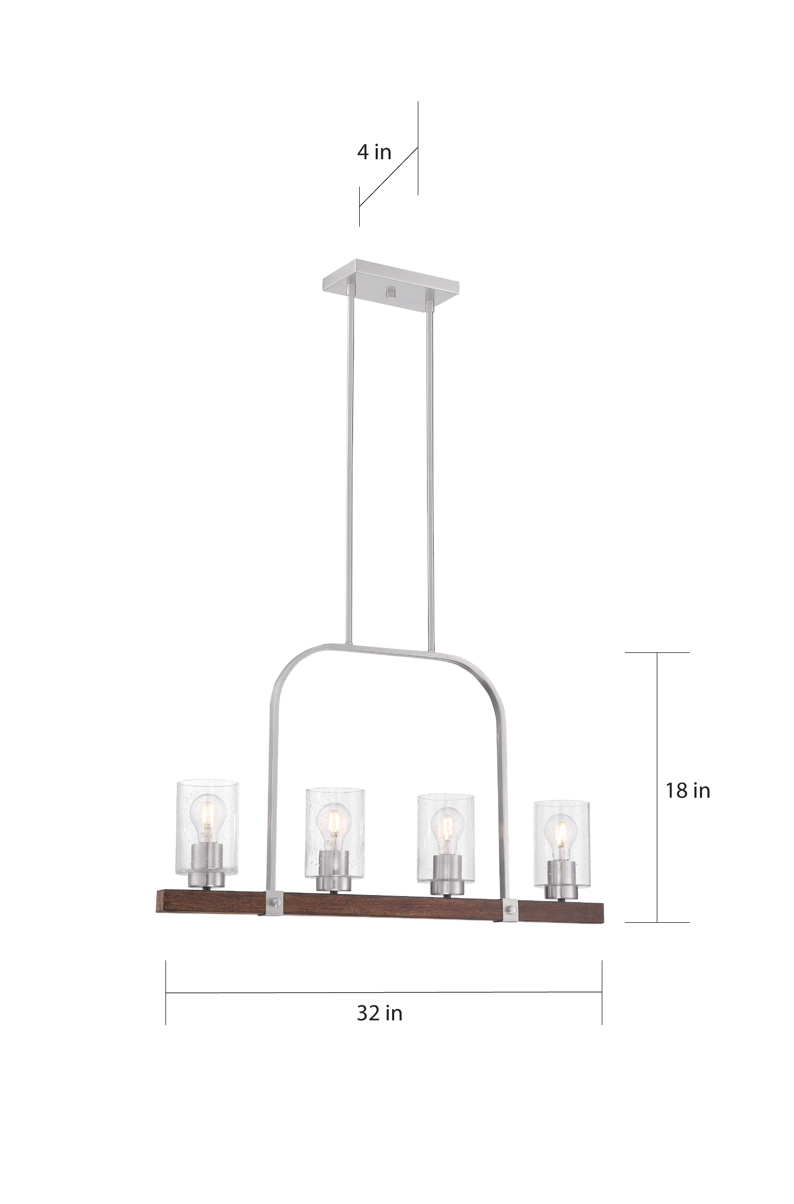 ARABEL 4 LIGHT ISLAND PENDANT - 60-6967