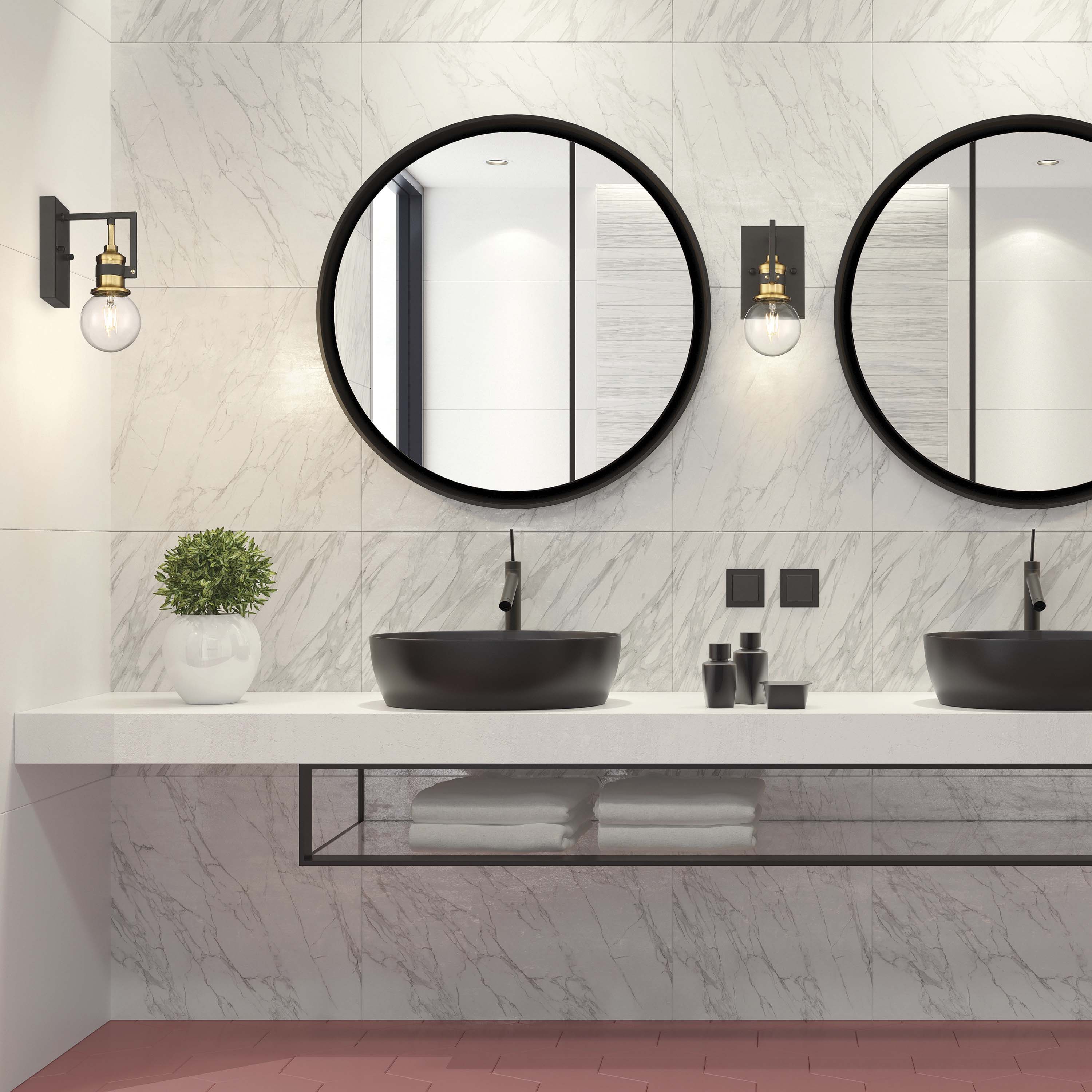 INTENTION 1 LIGHT VANITY - 60-6971