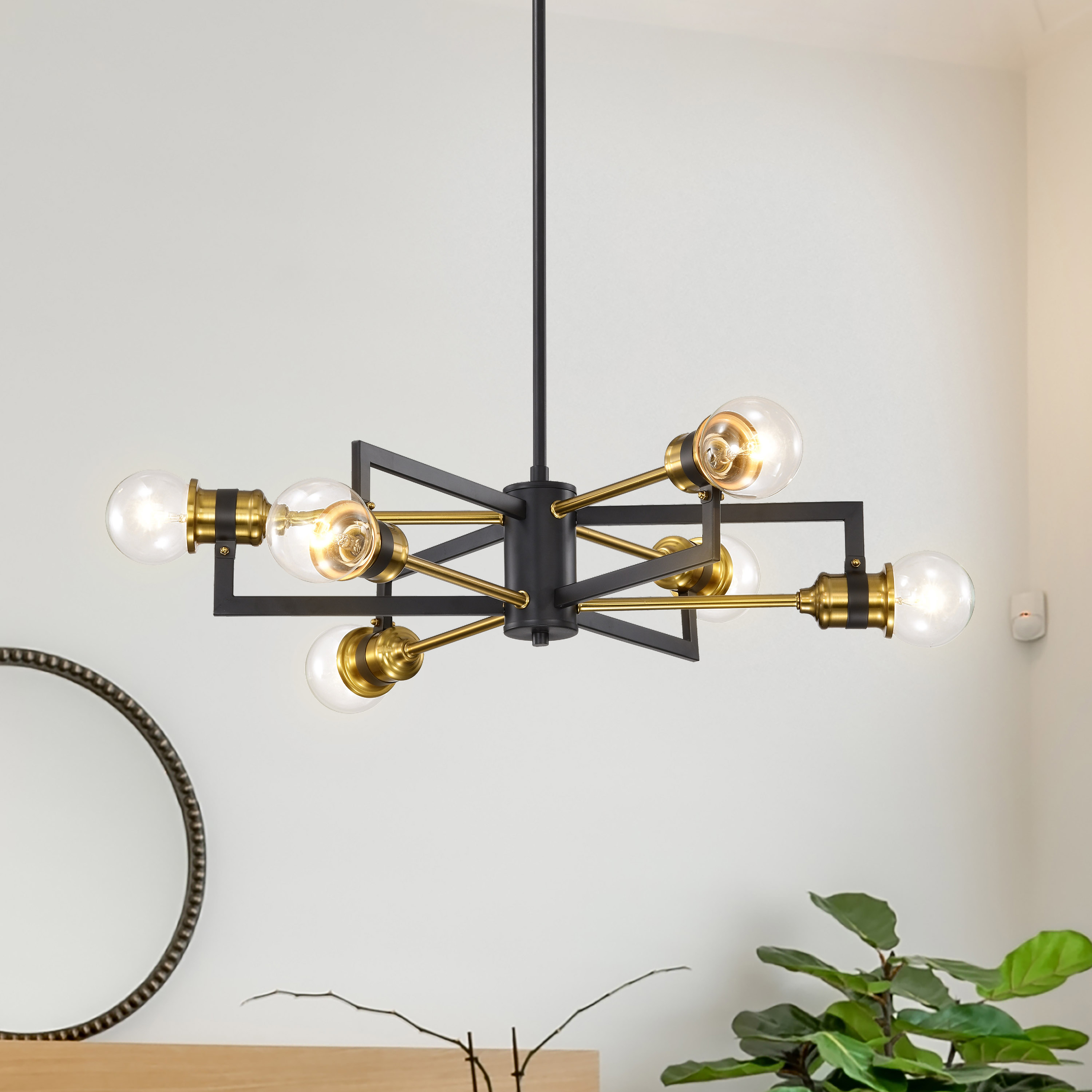 INTENTION 6 LIGHT CHANDELIER - 60-6976