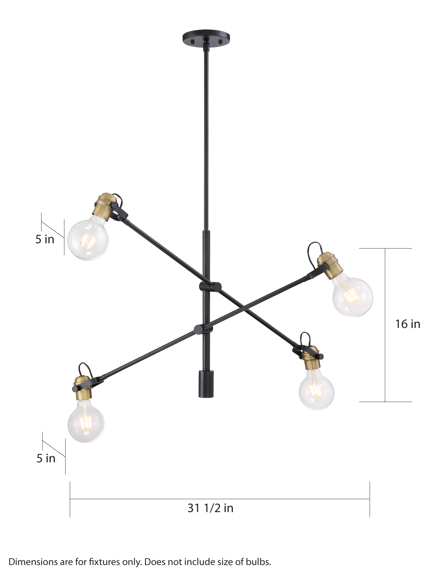 MANTRA 4 LIGHT PENDANT - 60-6990