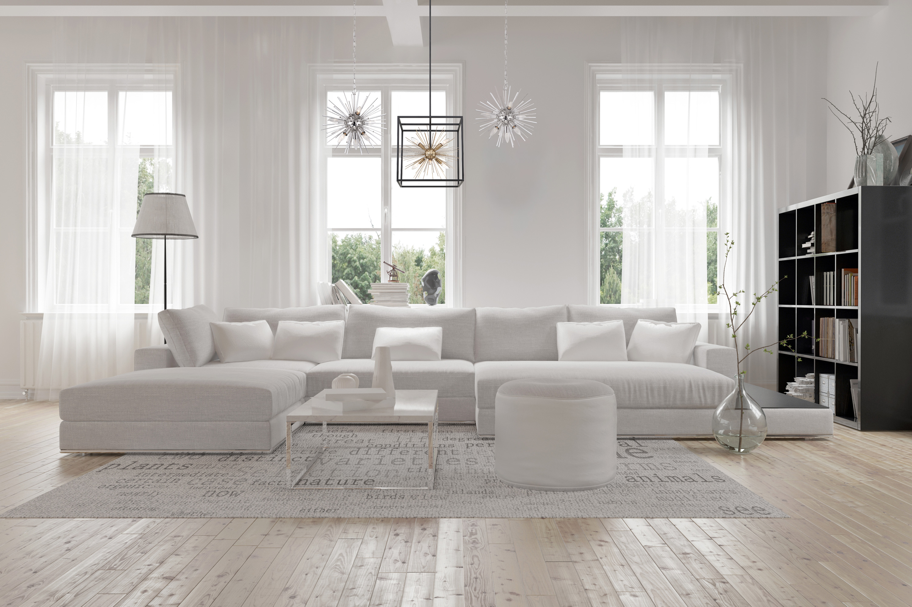 CIRRUS 6 LIGHT CHANDELIER - 60-6991