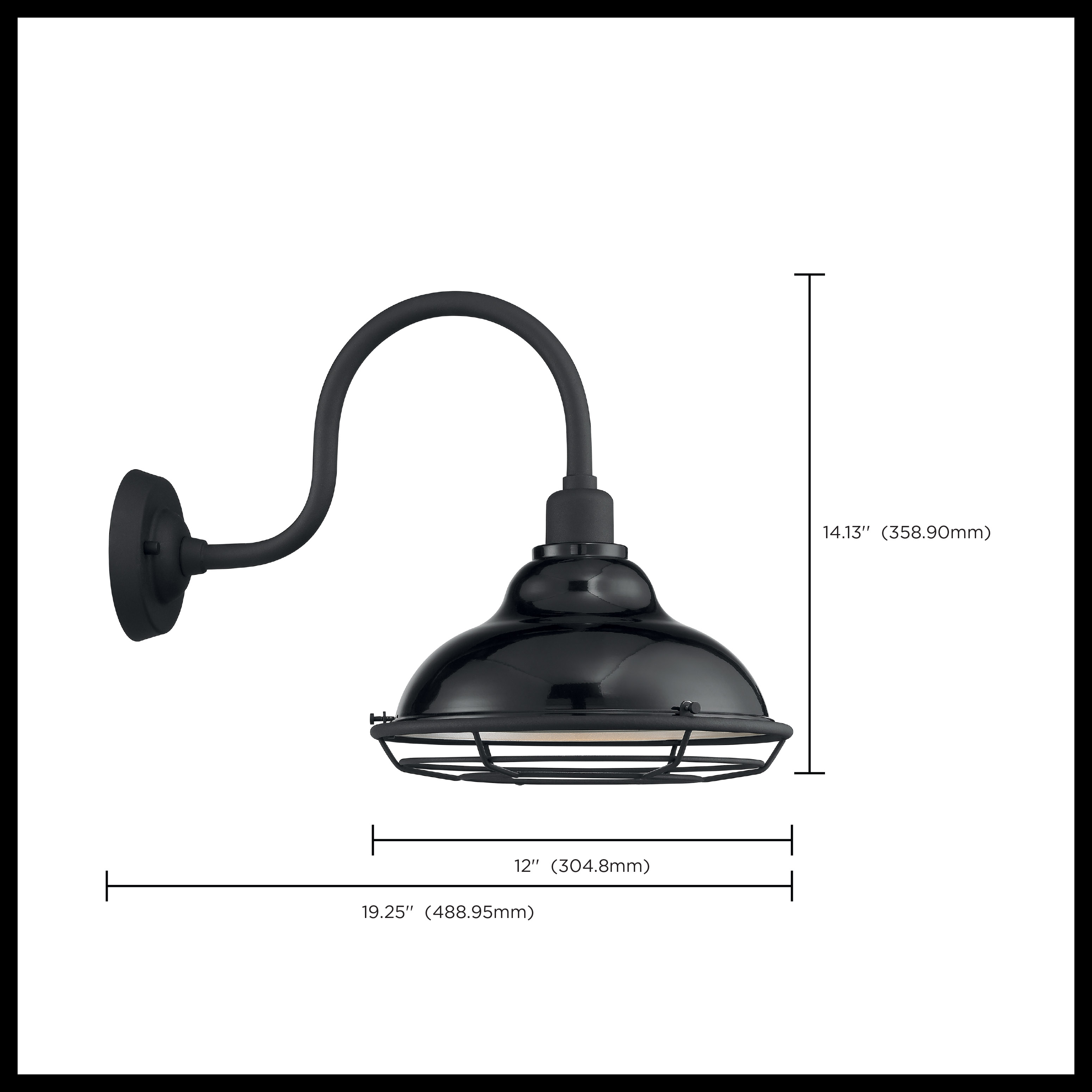 NEWBRIDGE 1LT LG OUTDOOR WALL - 60-7002