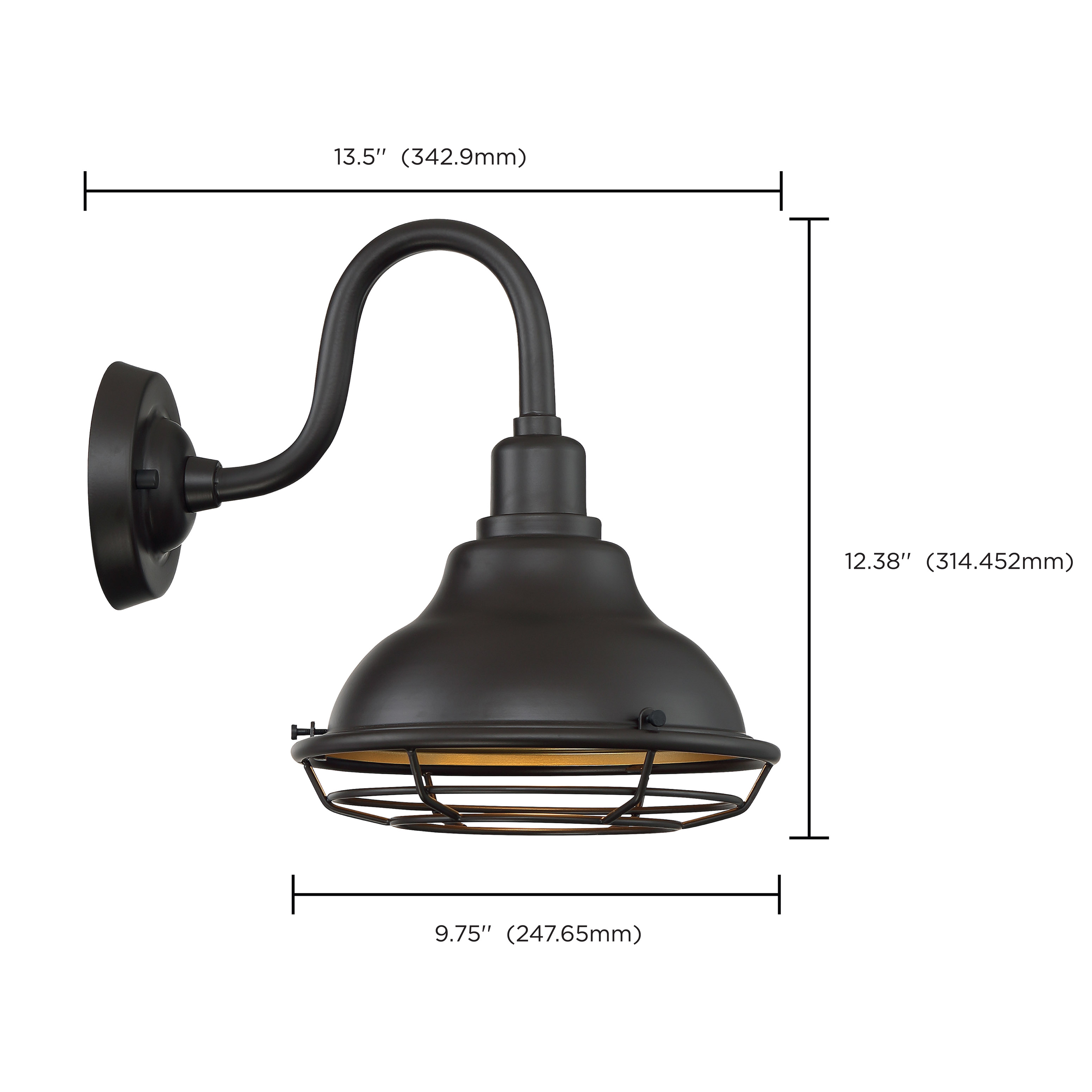 NEWBRIDGE 1LT SM OUTDOOR WALL - 60-7011