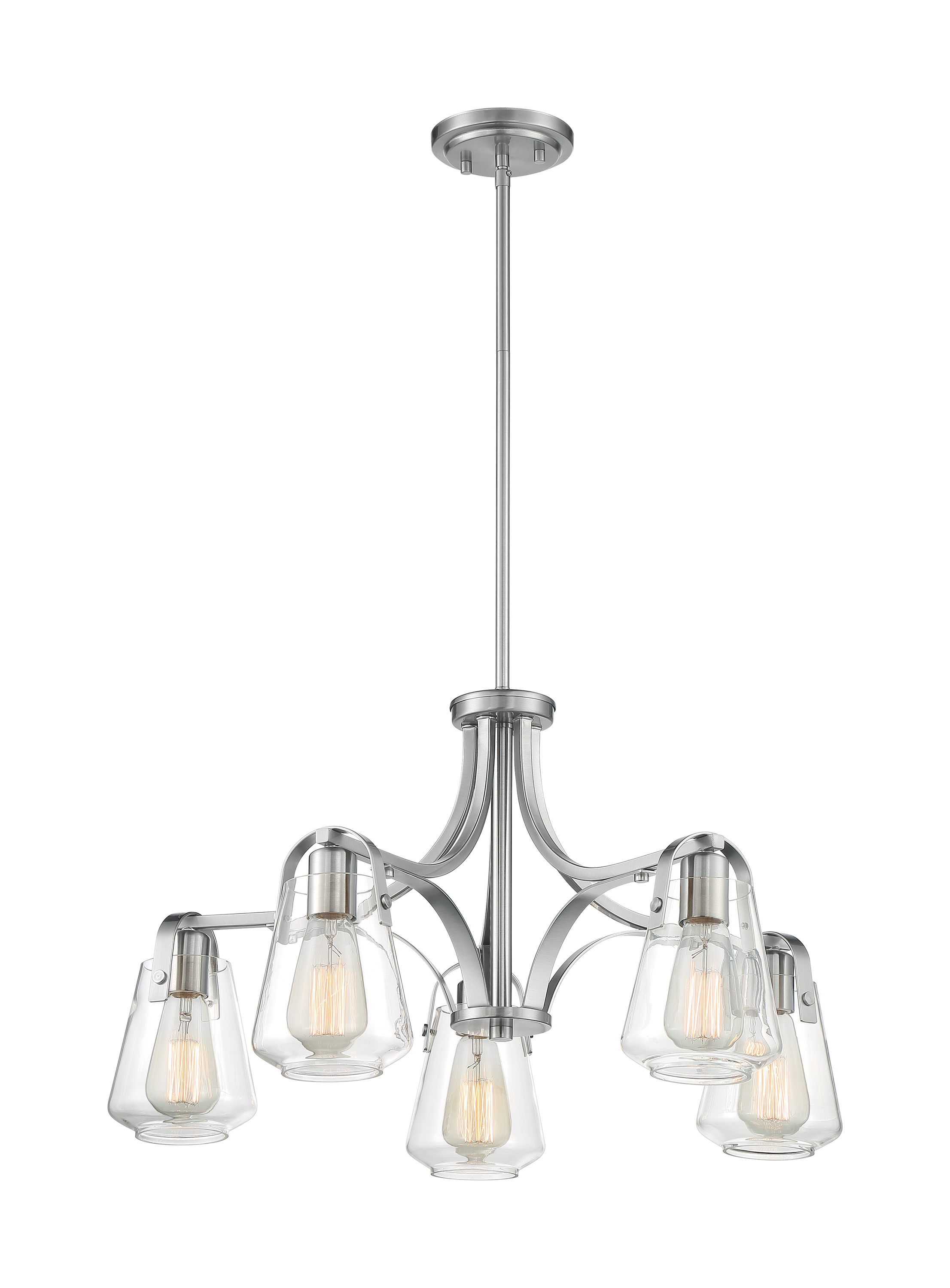 SKYBRIDGE 5 LIGHT CHANDELIER - 60-7115