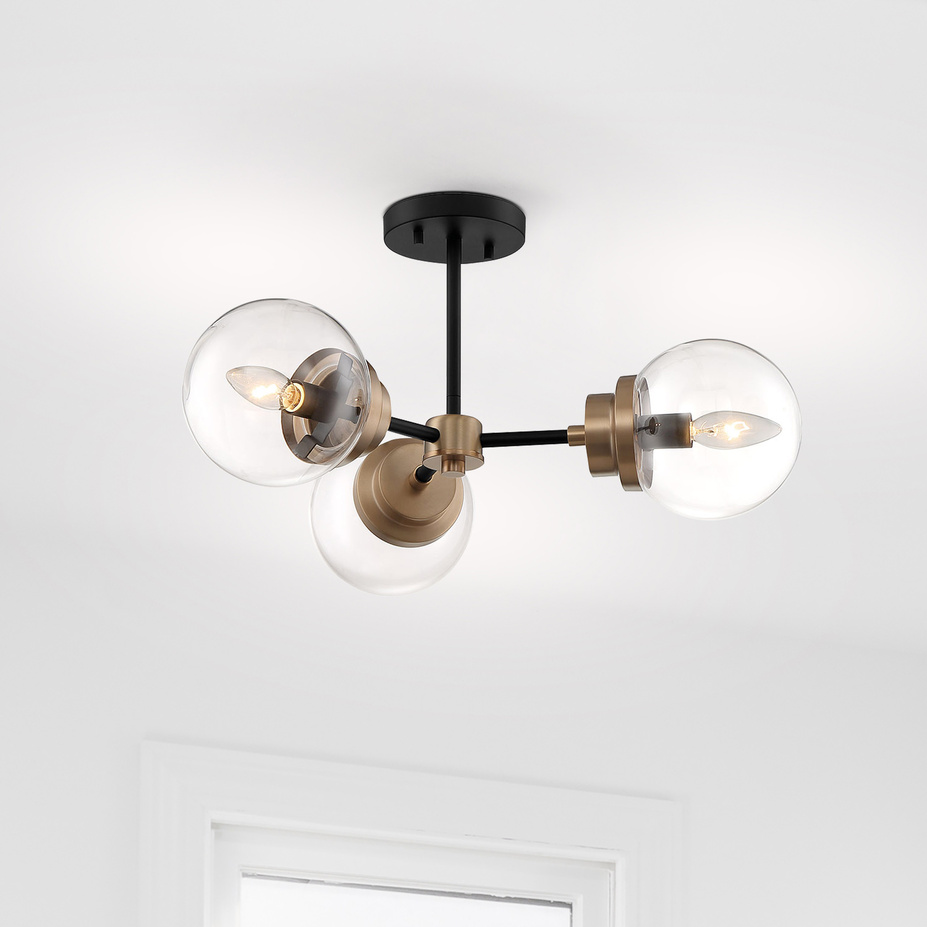 AXIS 3 LIGHT SEMI FLUSH - 60-7123