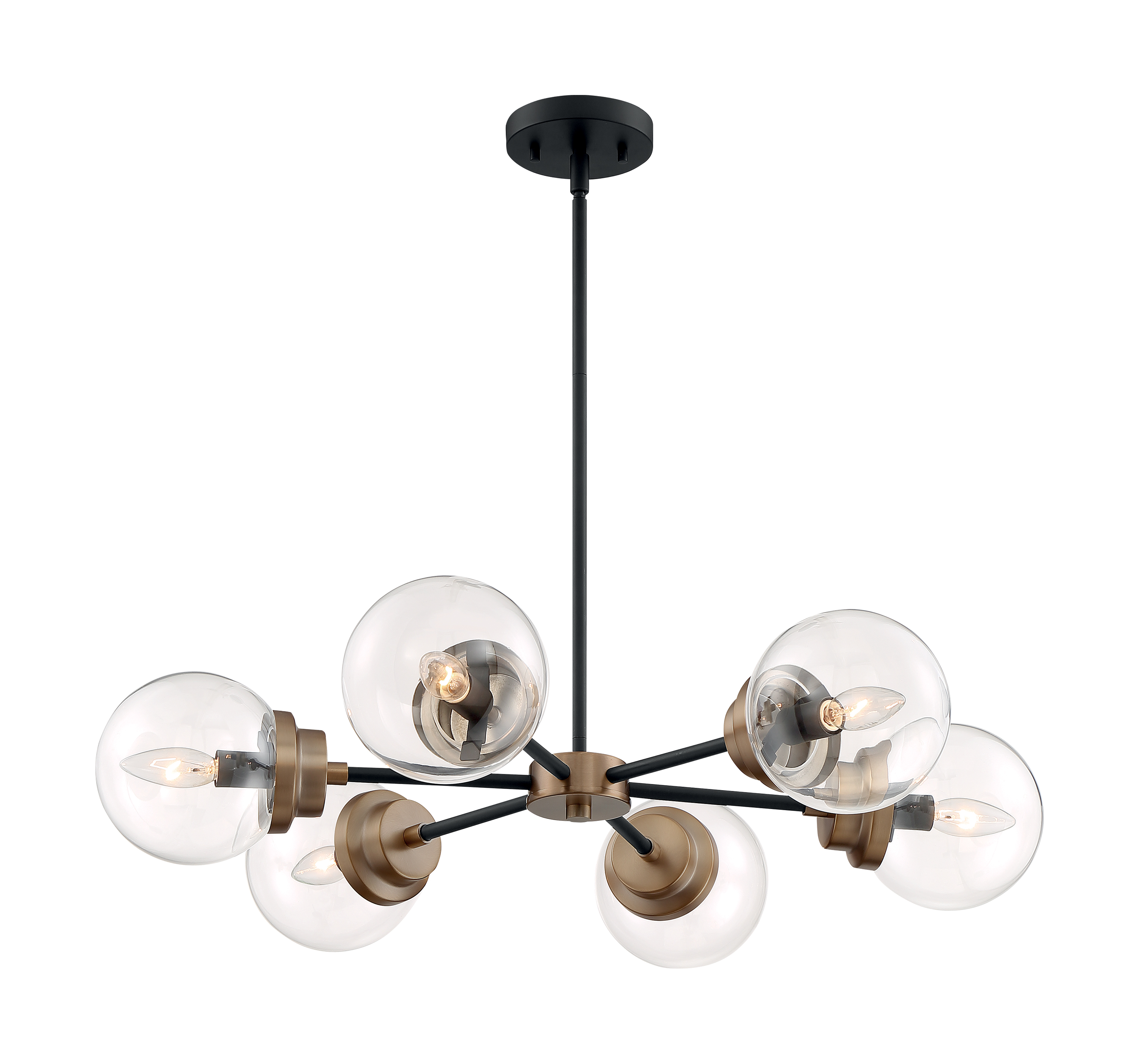 AXIS 6 LIGHT CHANDELIER - 60-7126