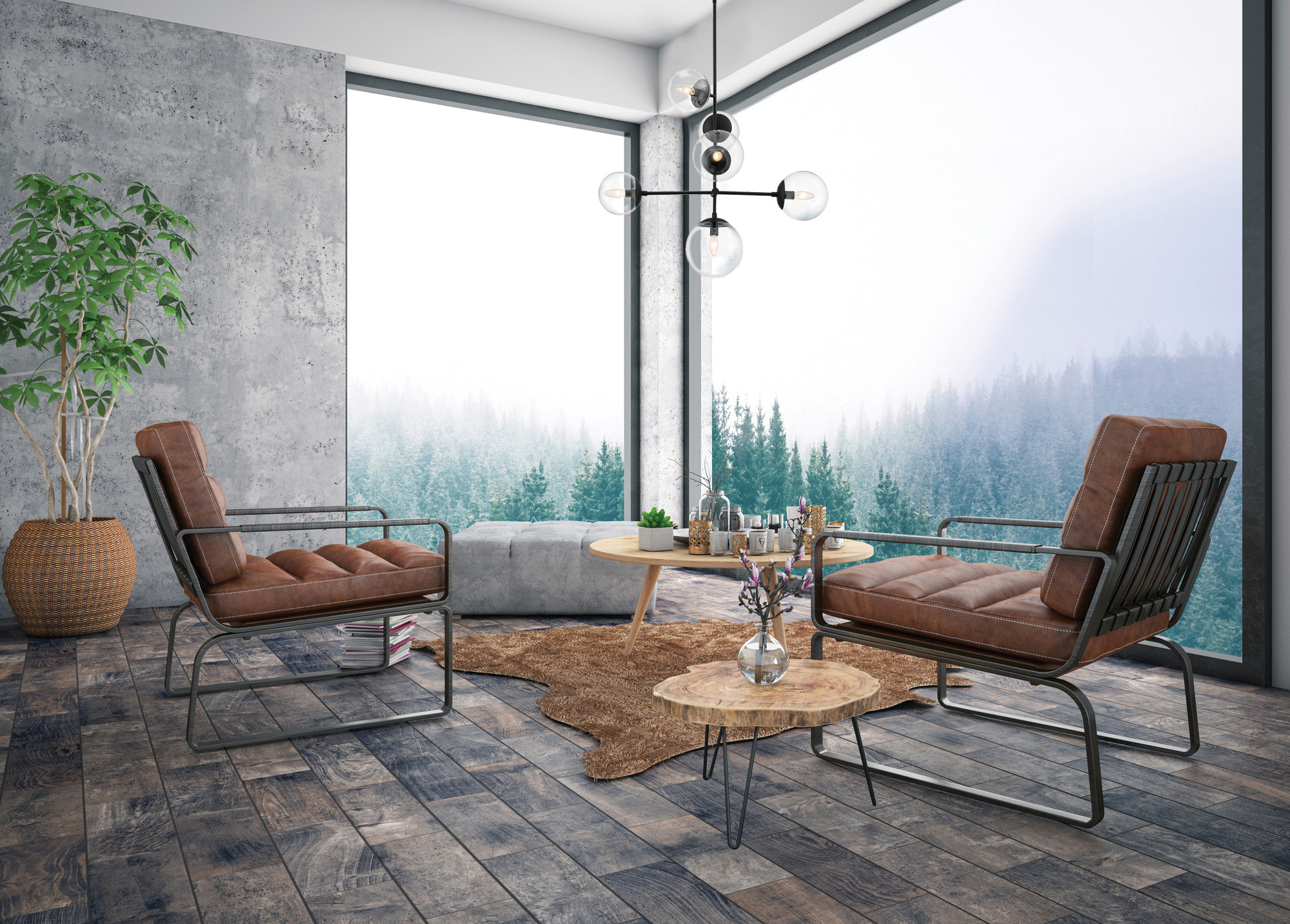 SKY 6 LIGHT PENDANT - 60-7135