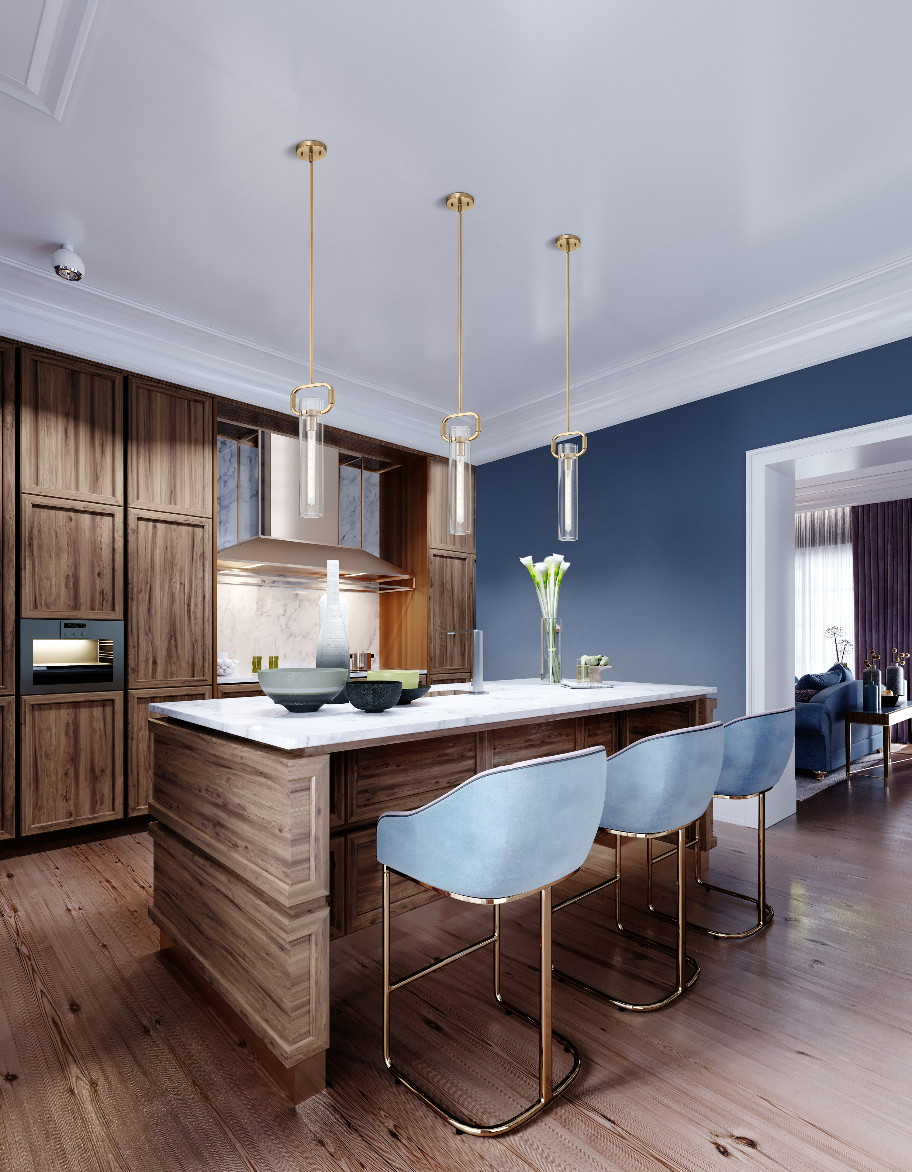 TERESA 1 LT CYLINDER PENDANT - 60-7143