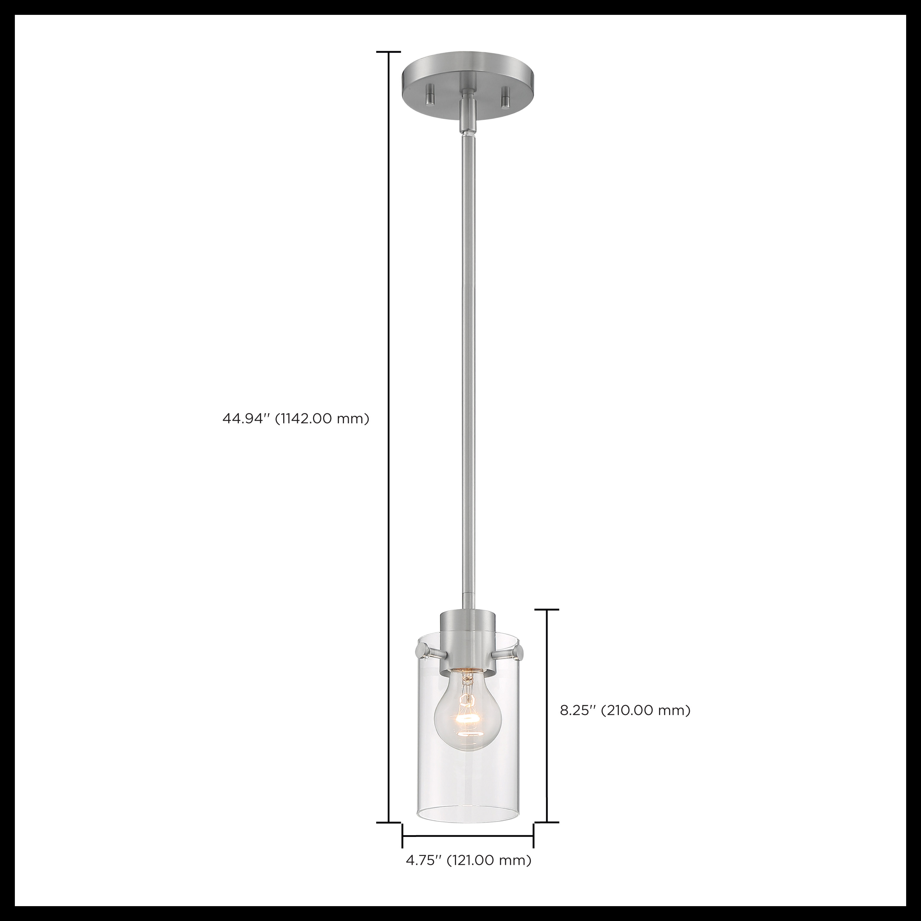 SOMMERSET 1 LIGHT MINI PENDANT - 60-7170