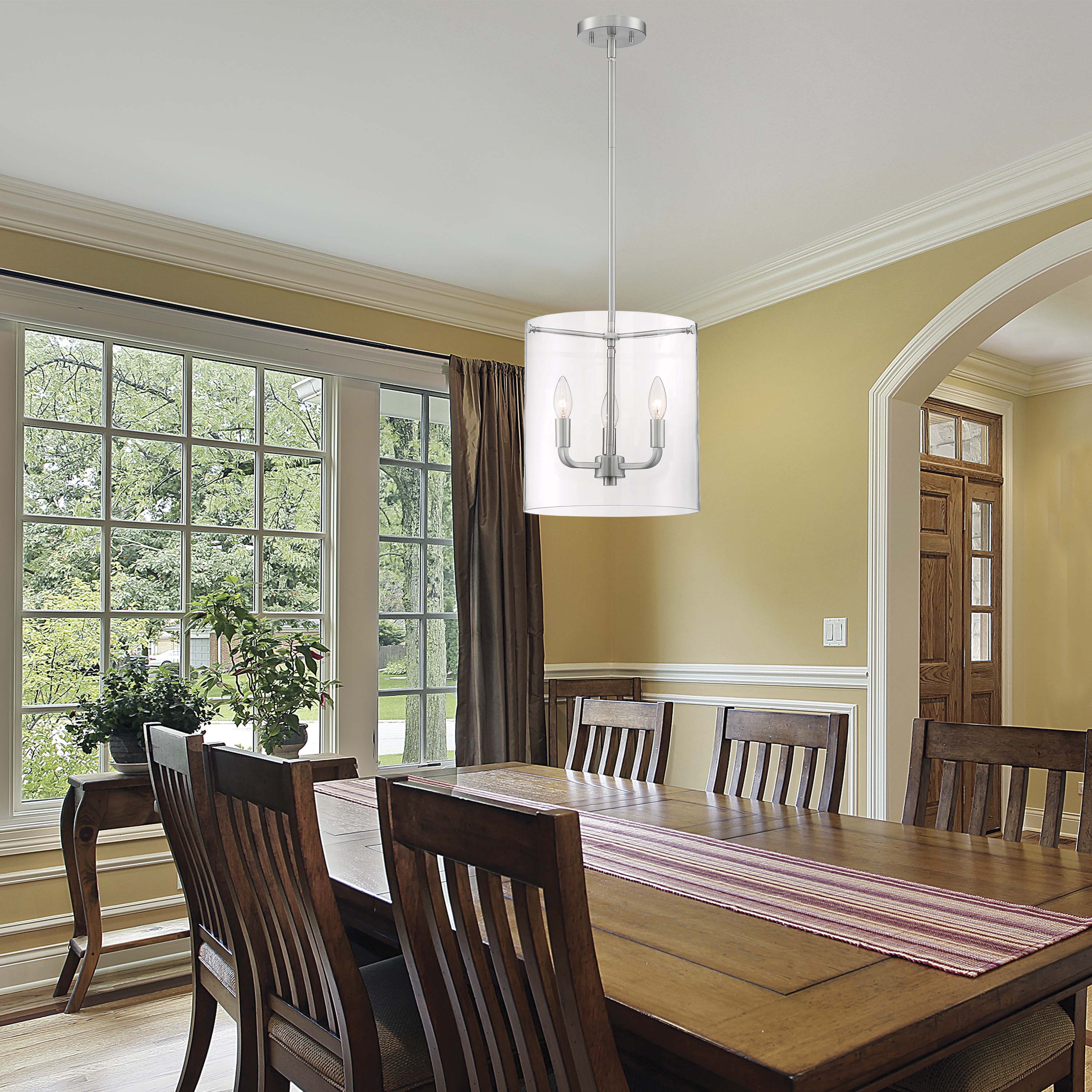 SOMMERSET 3 LIGHT PENDANT - 60-7177