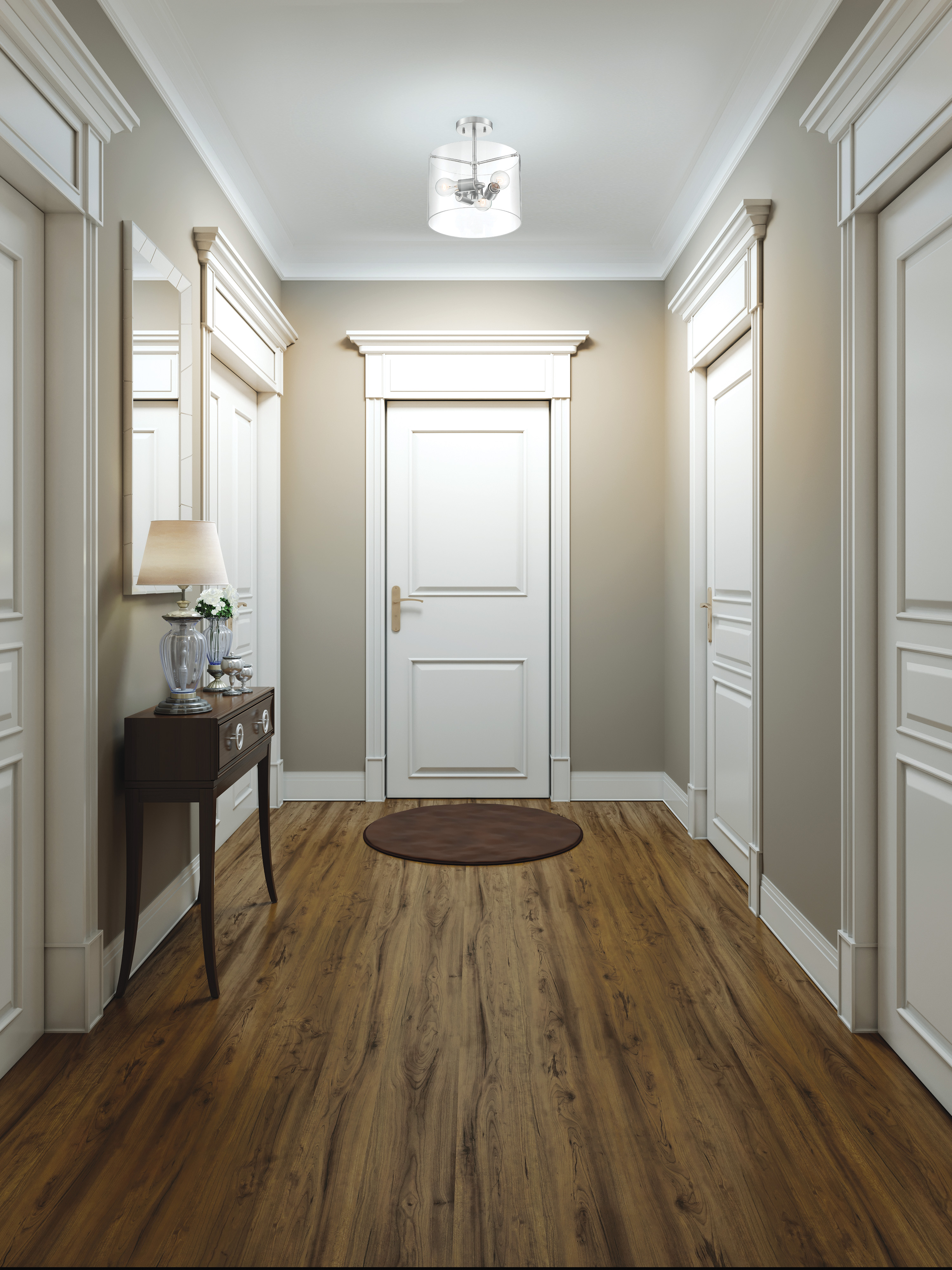 SOMMERSET 3 LIGHT SEMI FLUSH - 60-7178