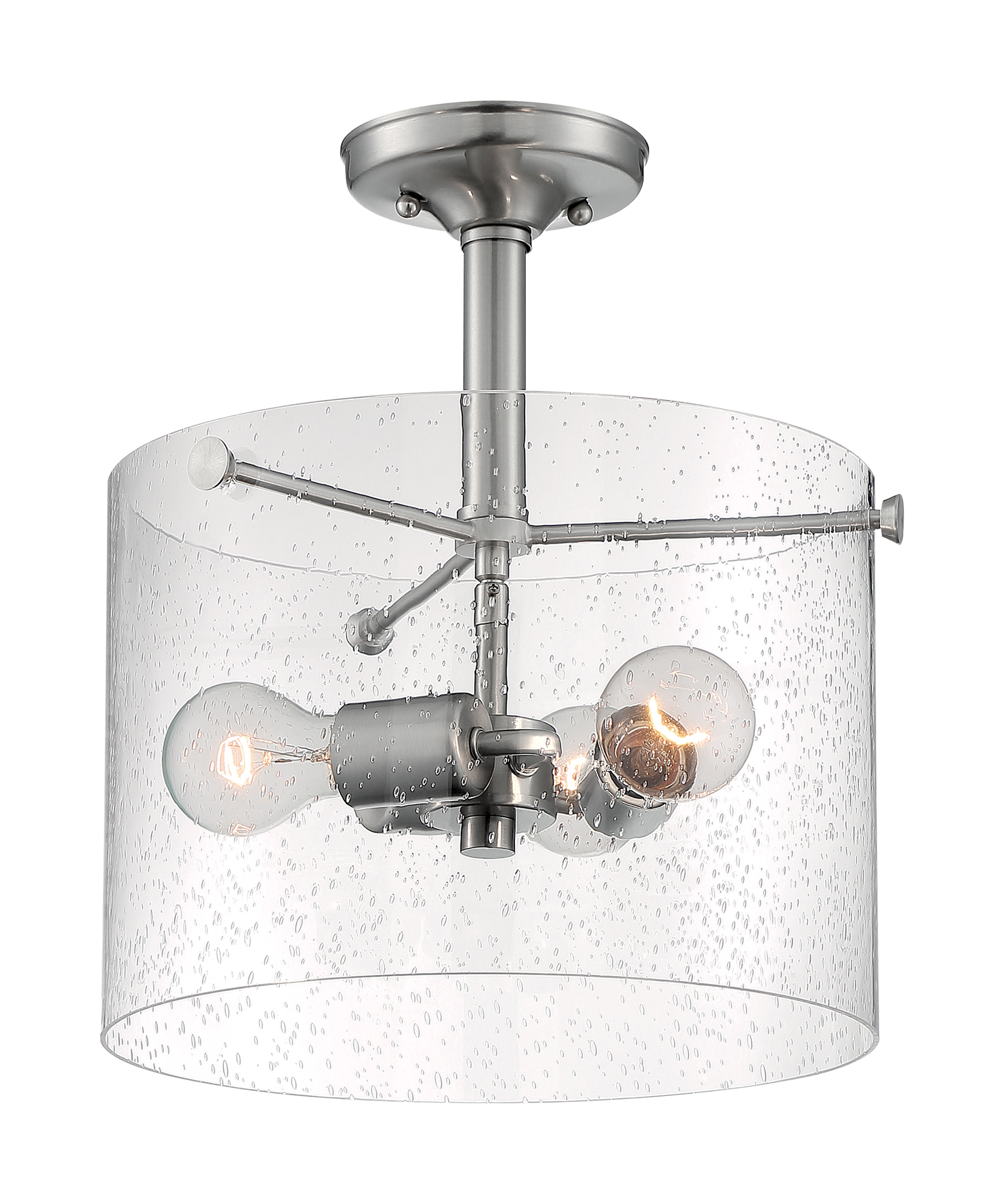 BRANSEL 3 LIGHT SEMI FLUSH - 60-7188