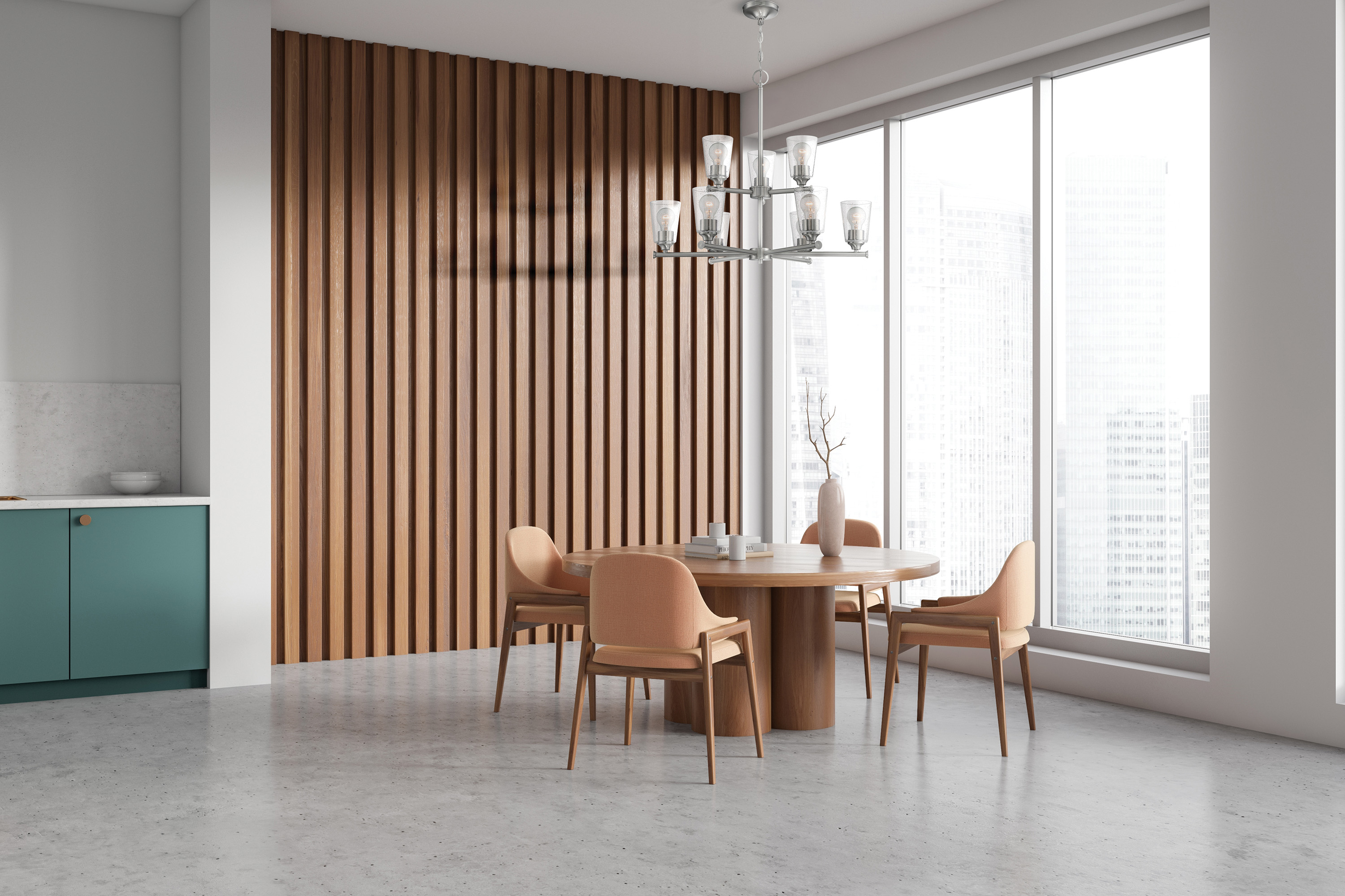 BRANSEL 9 LIGHT CHANDELIER - 60-7189