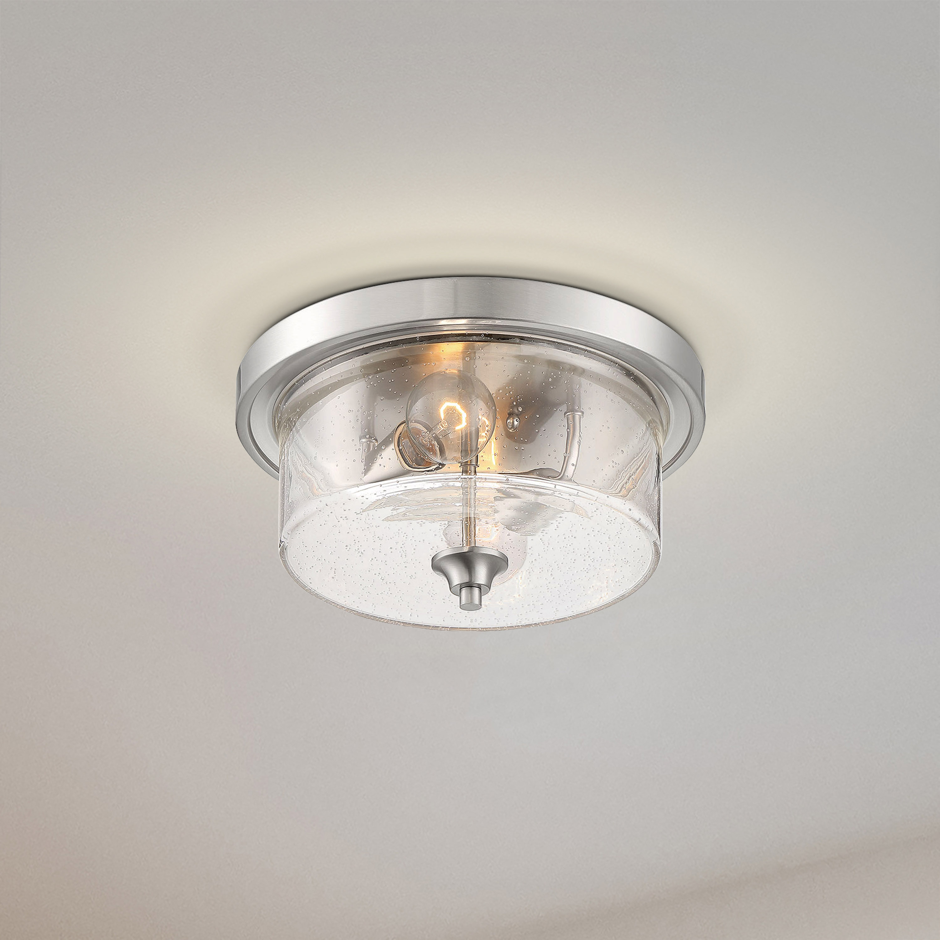 BRANSEL 2 LIGHT FLUSH MOUNT - 60-7190
