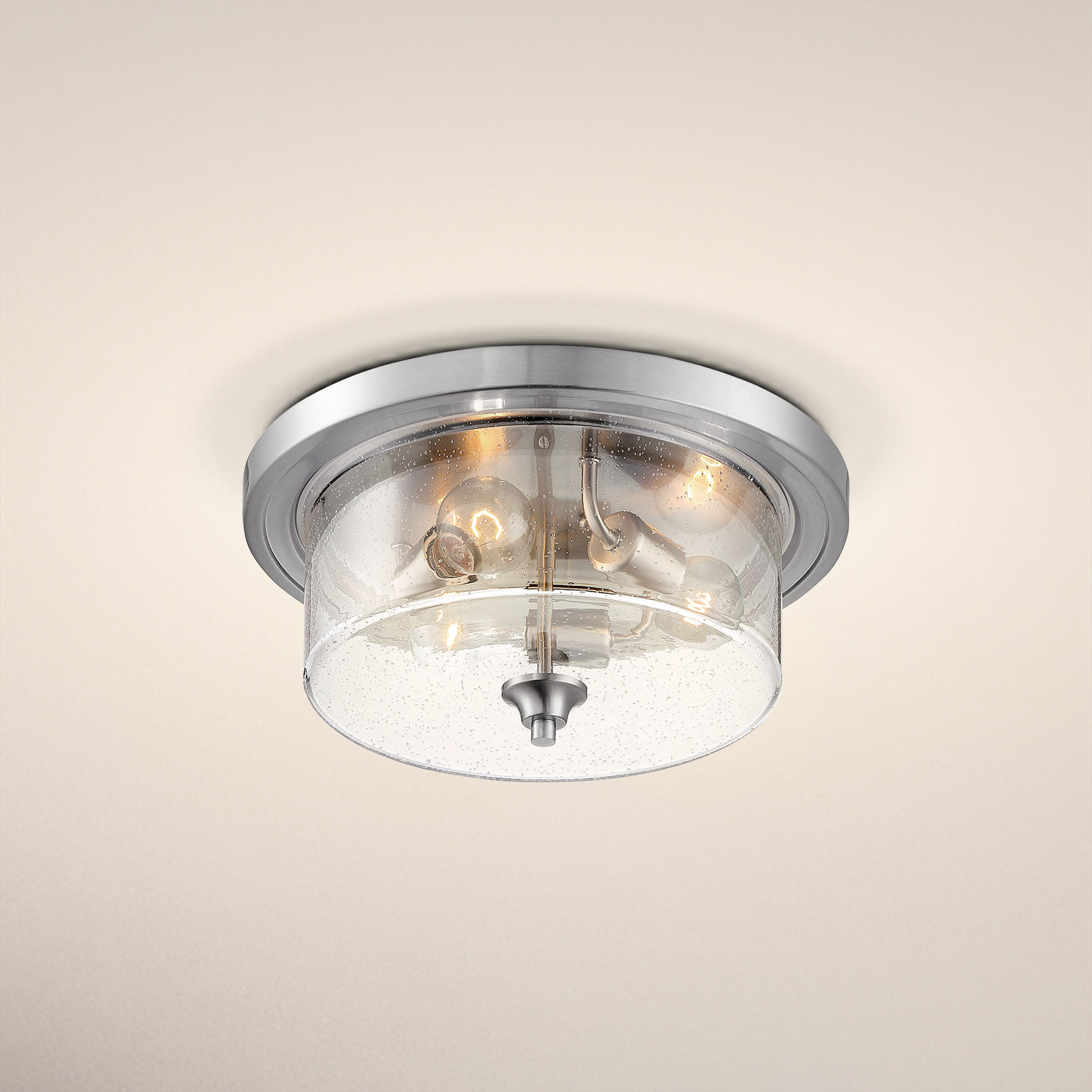 BRANSEL 3 LIGHT FLUSH MOUNT - 60-7191