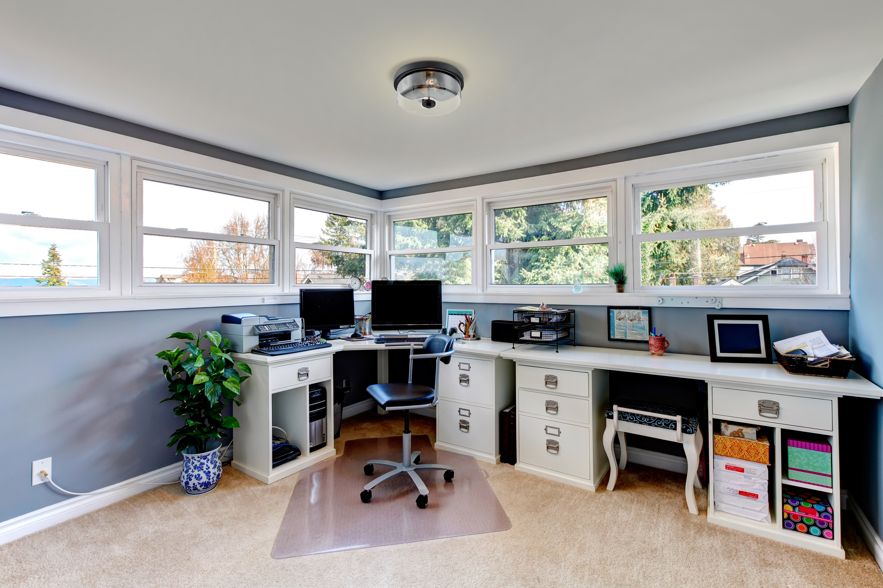 SOMMERSET 2 LIGHT FLUSH MOUNT - 60-7268