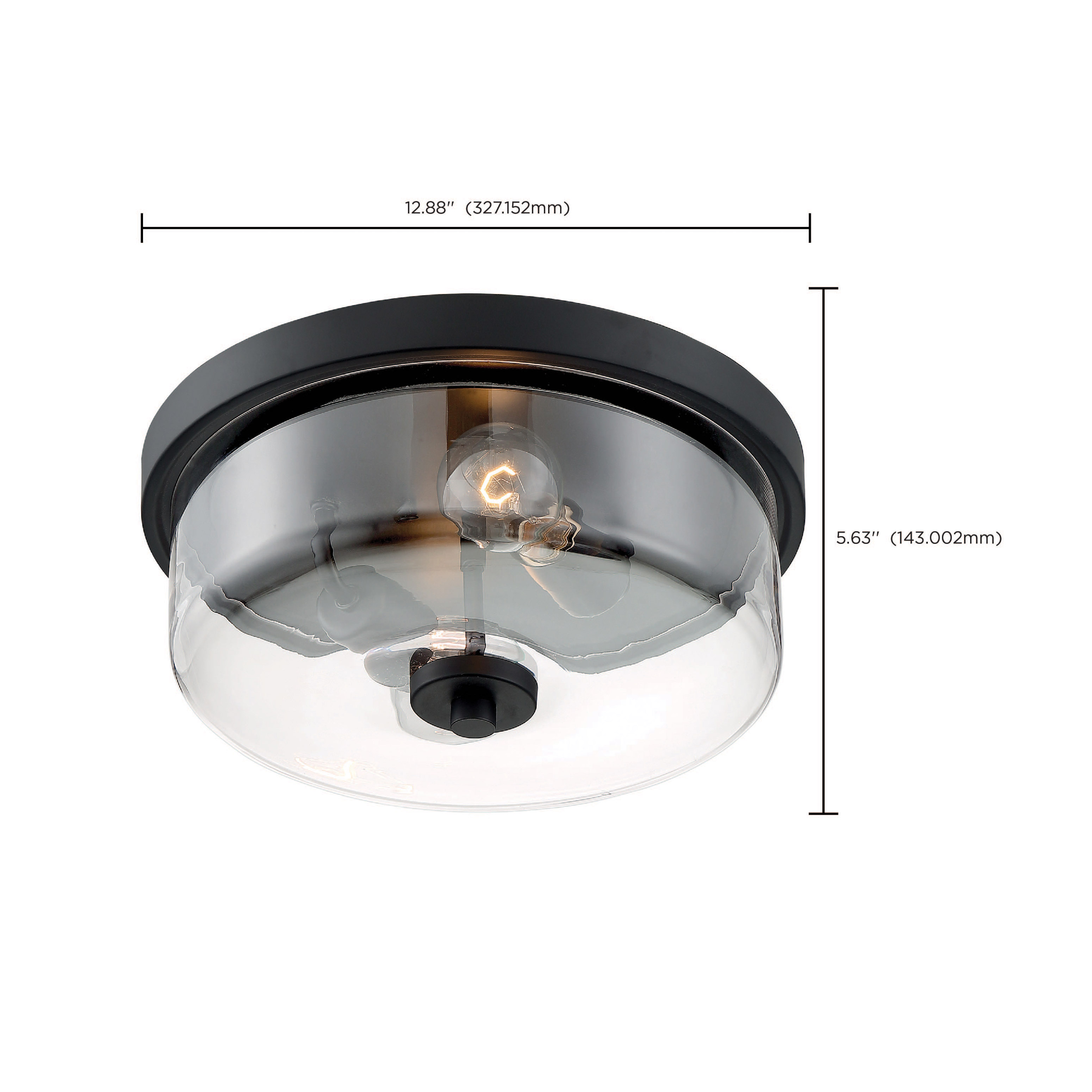 SOMMERSET 2 LIGHT FLUSH MOUNT - 60-7268