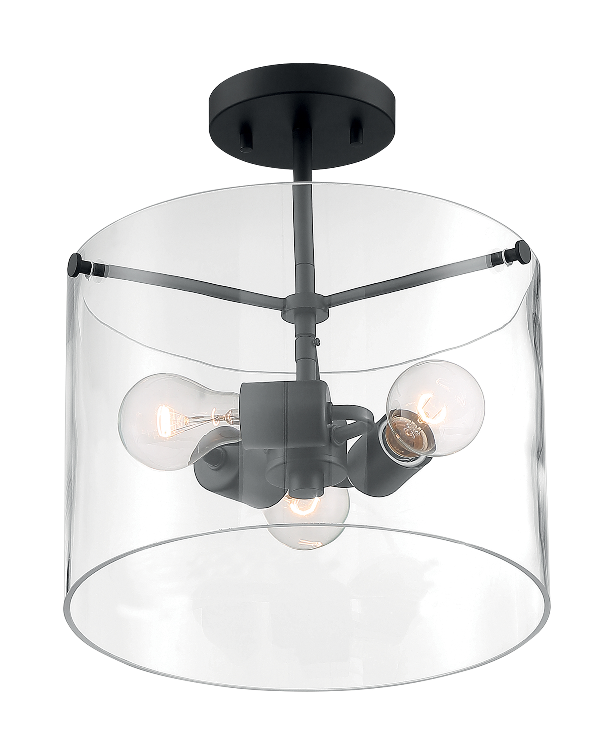SOMMERSET 3 LIGHT SEMI FLUSH - 60-7278