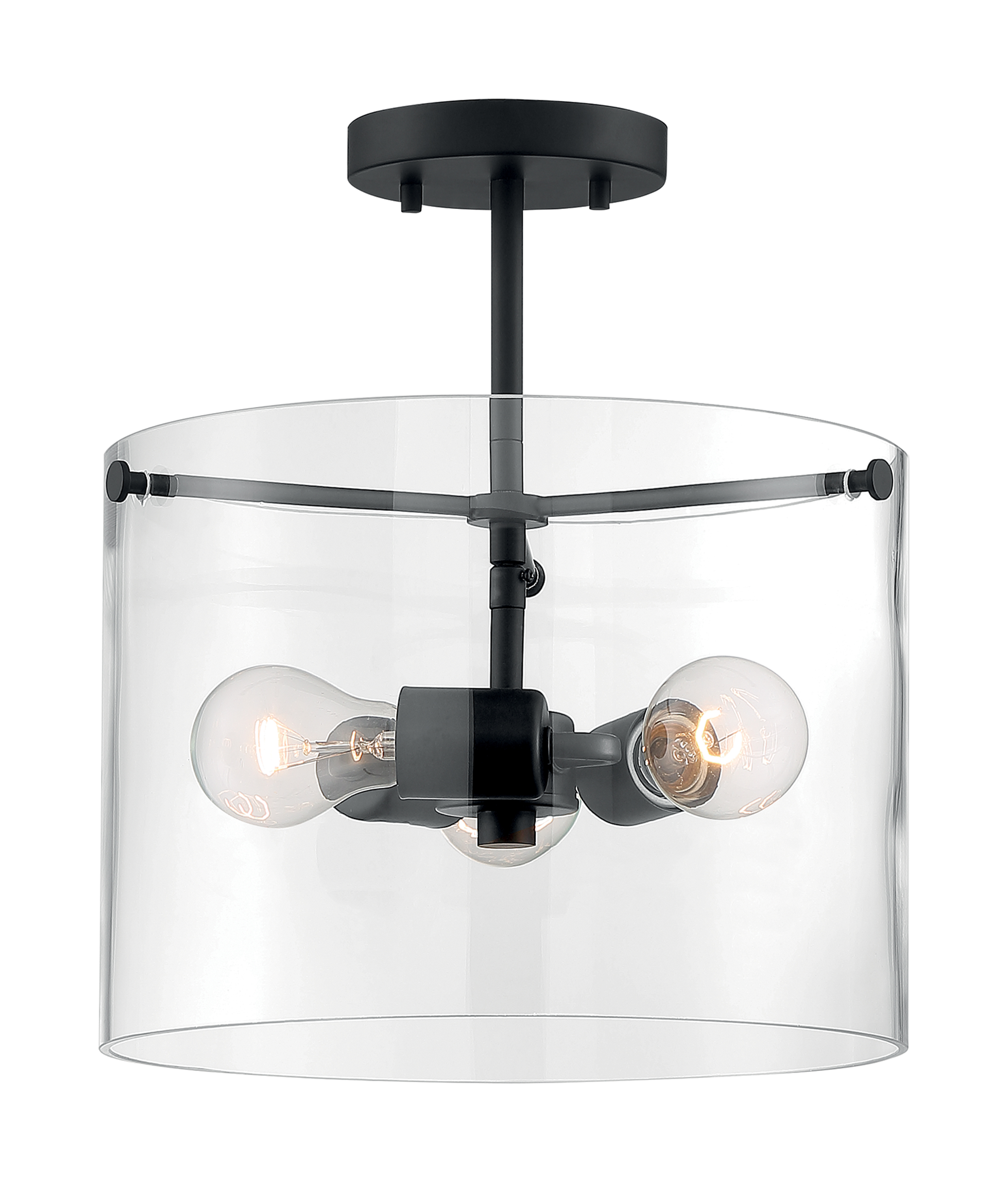 SOMMERSET 3 LIGHT SEMI FLUSH - 60-7278