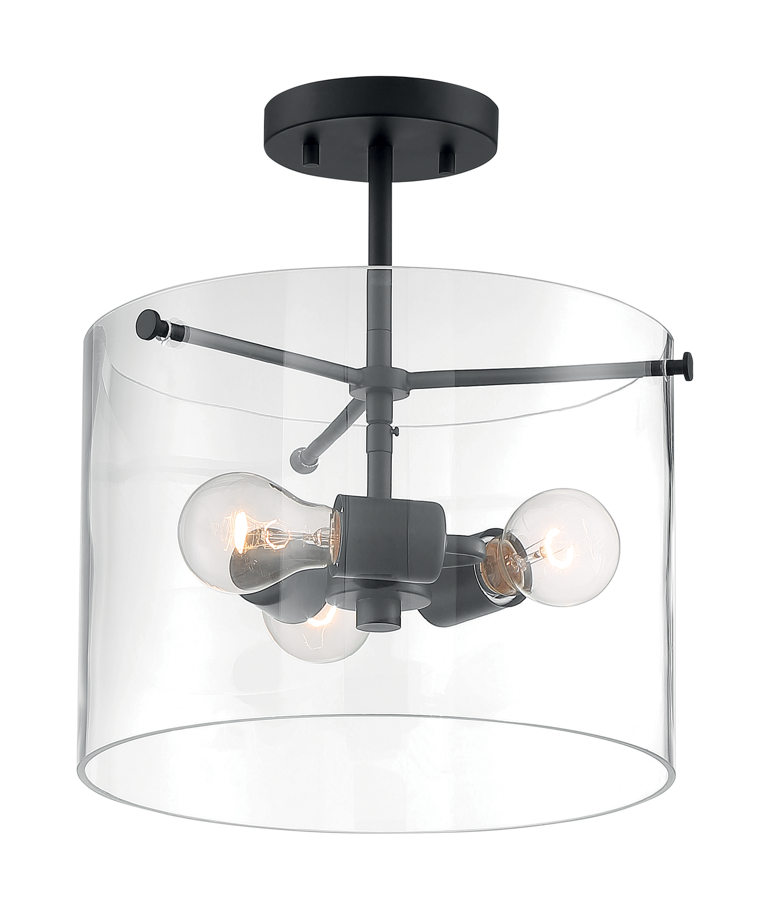 SOMMERSET 3 LIGHT SEMI FLUSH - 60-7278