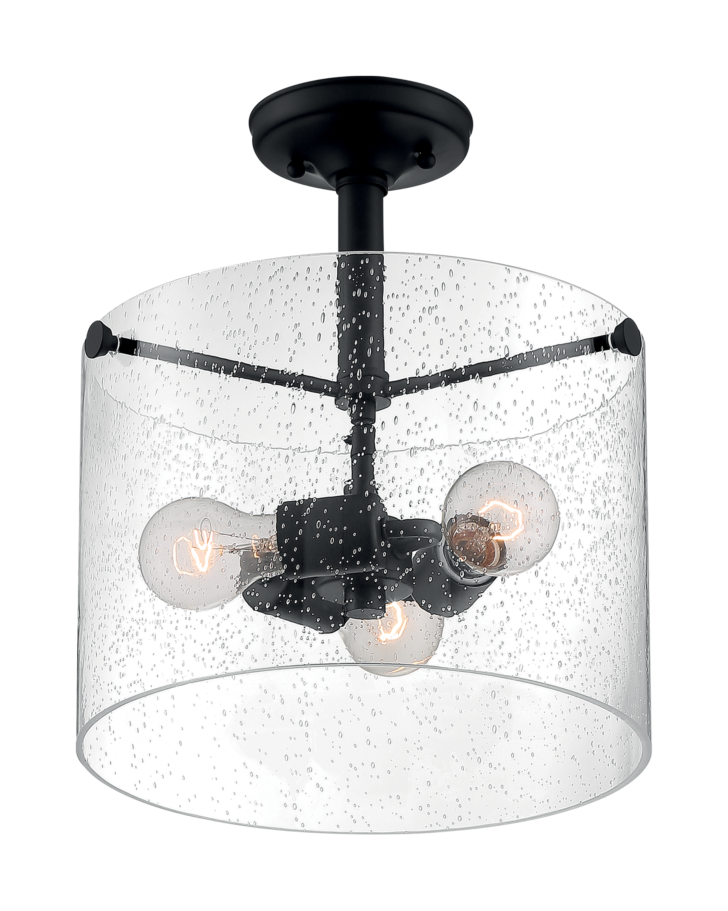 BRANSEL 3 LIGHT SEMI FLUSH - 60-7288