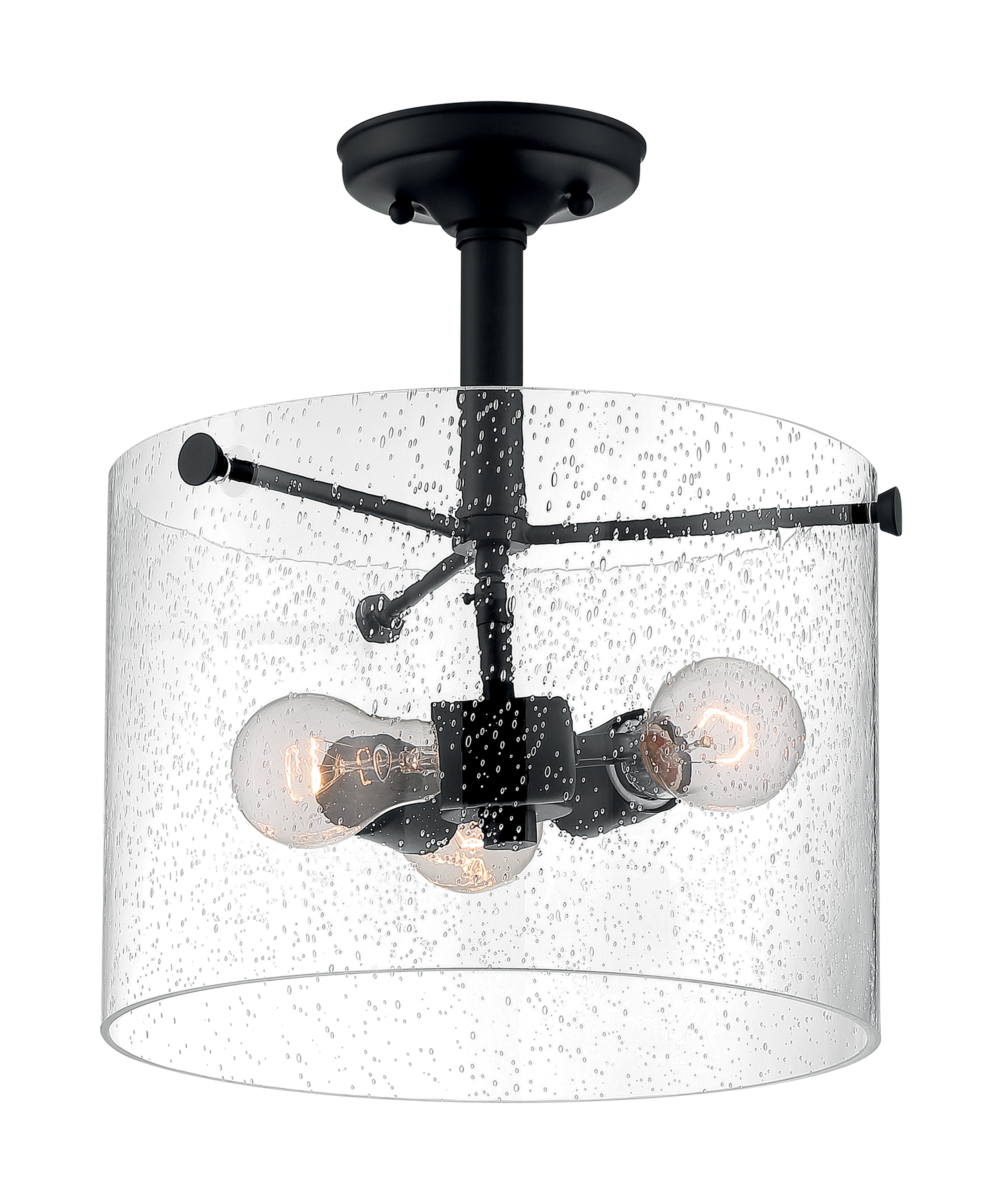 BRANSEL 3 LIGHT SEMI FLUSH - 60-7288